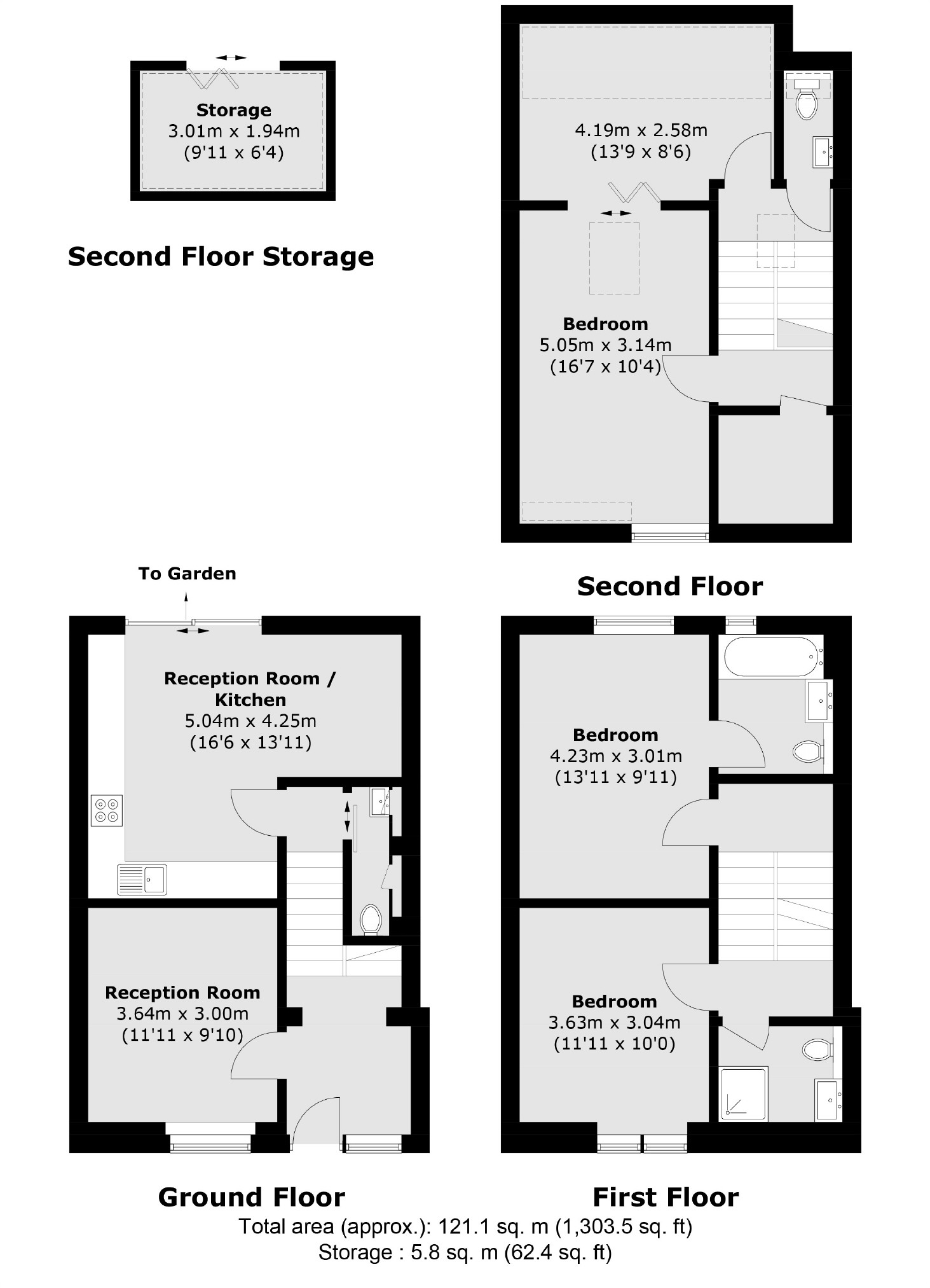 Christchurch Road, London SW2, 3 bedroom terraced house for sale