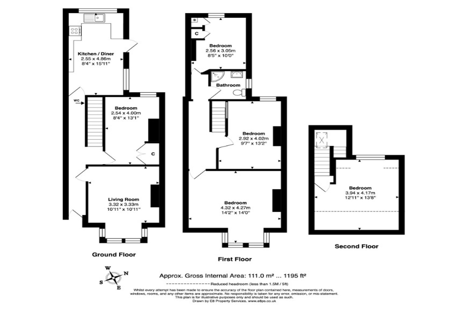 6, Temple Street, Oxford floorplan
