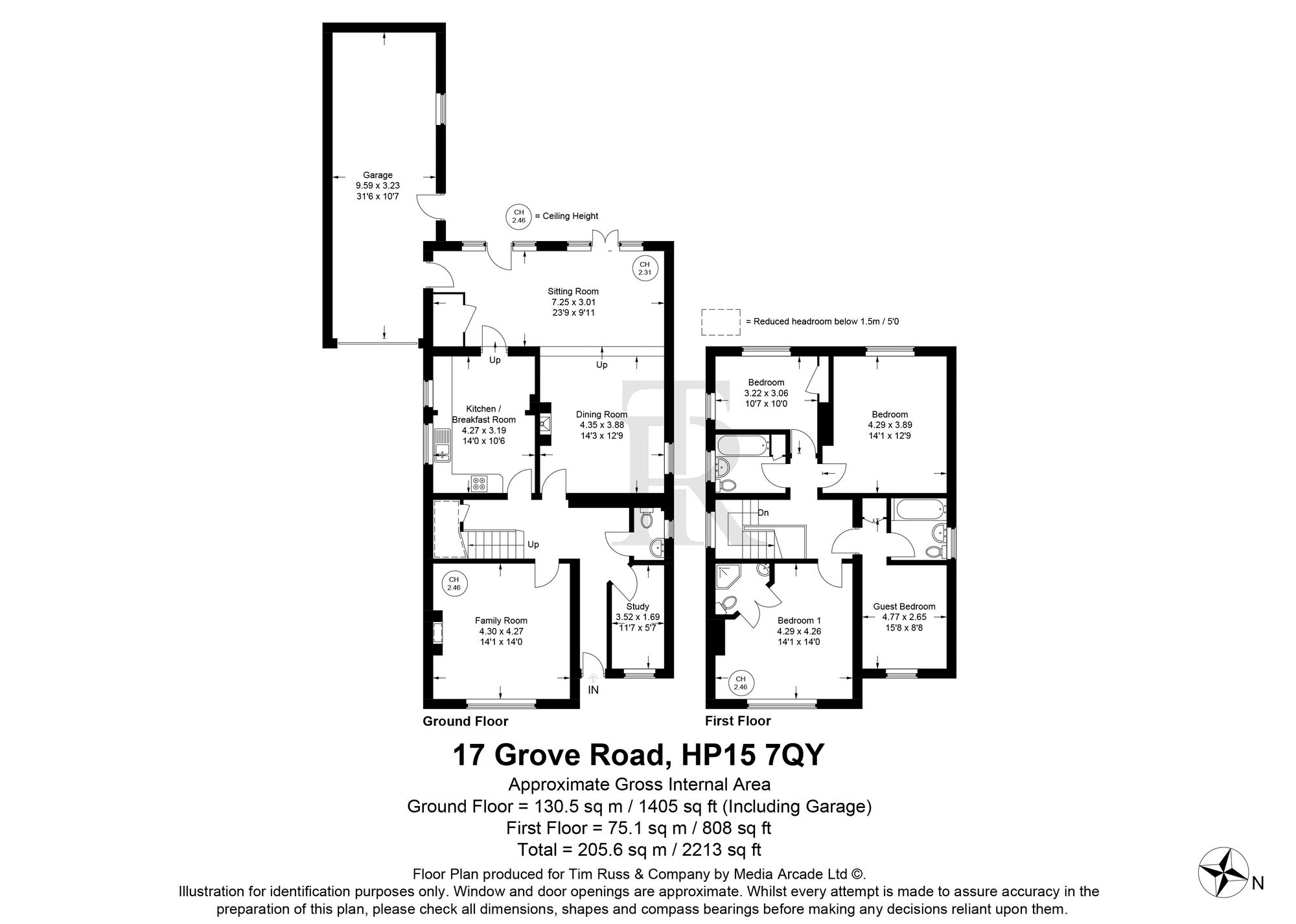 17, Grove Road, High Wycombe floorplan