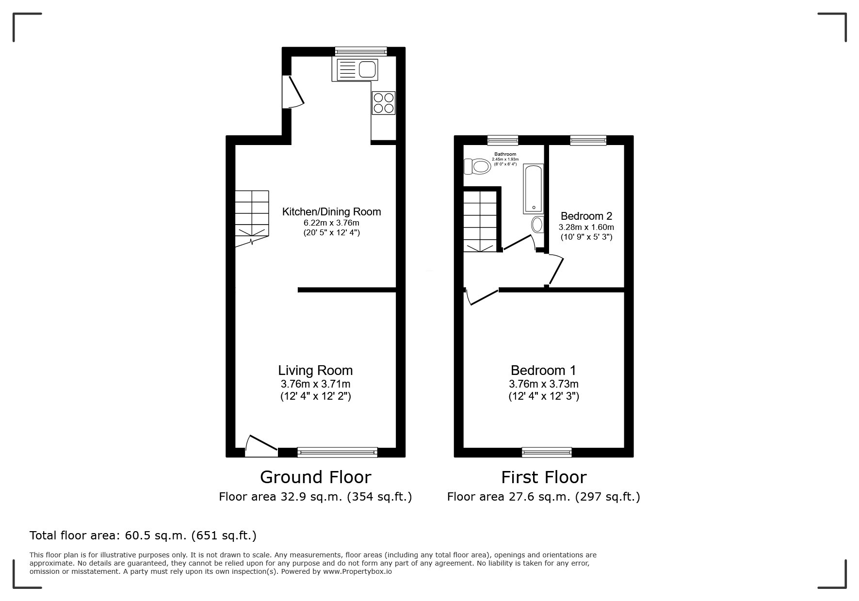 40, Garden Street, Eccles floorplan