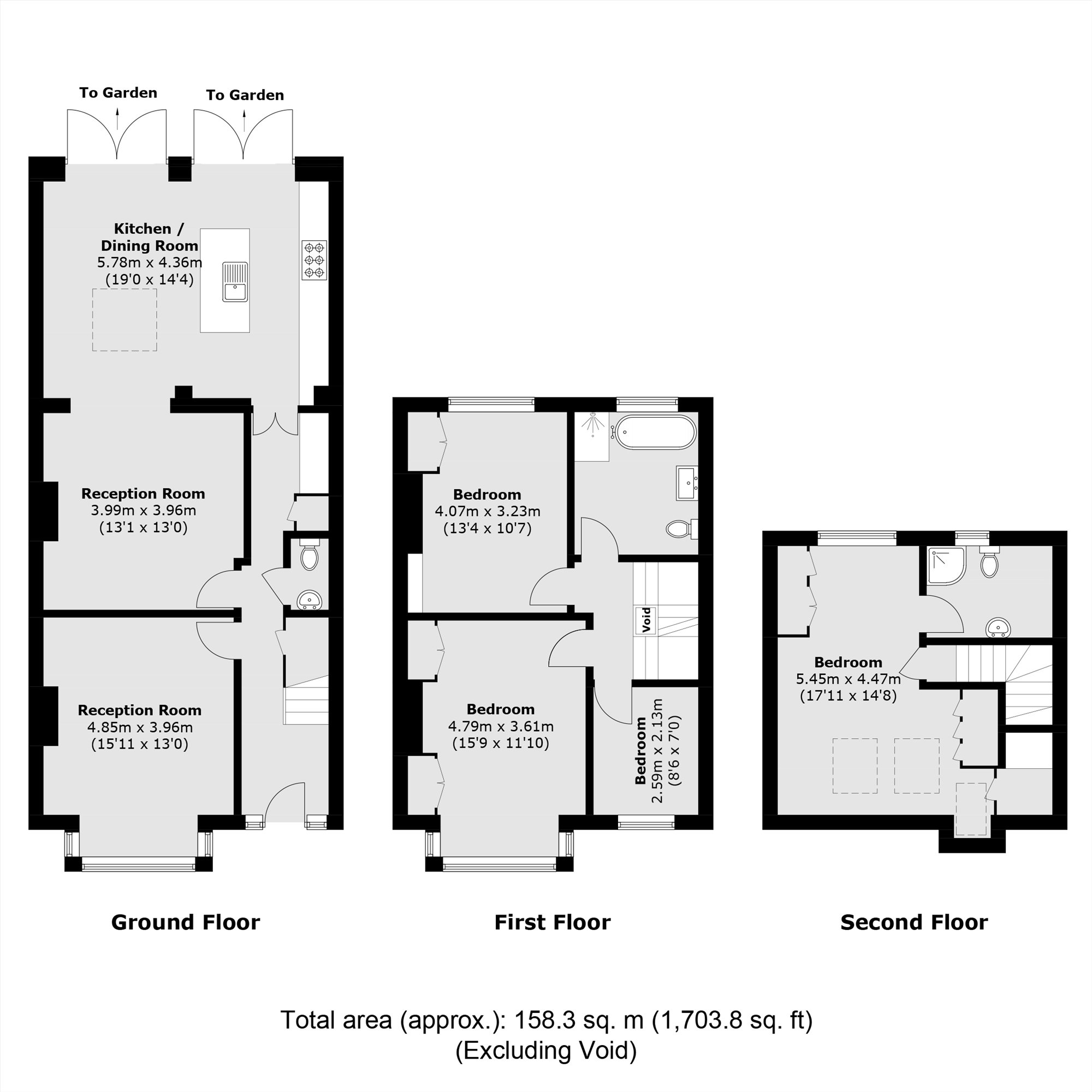 71, Dorset Road, London floorplan