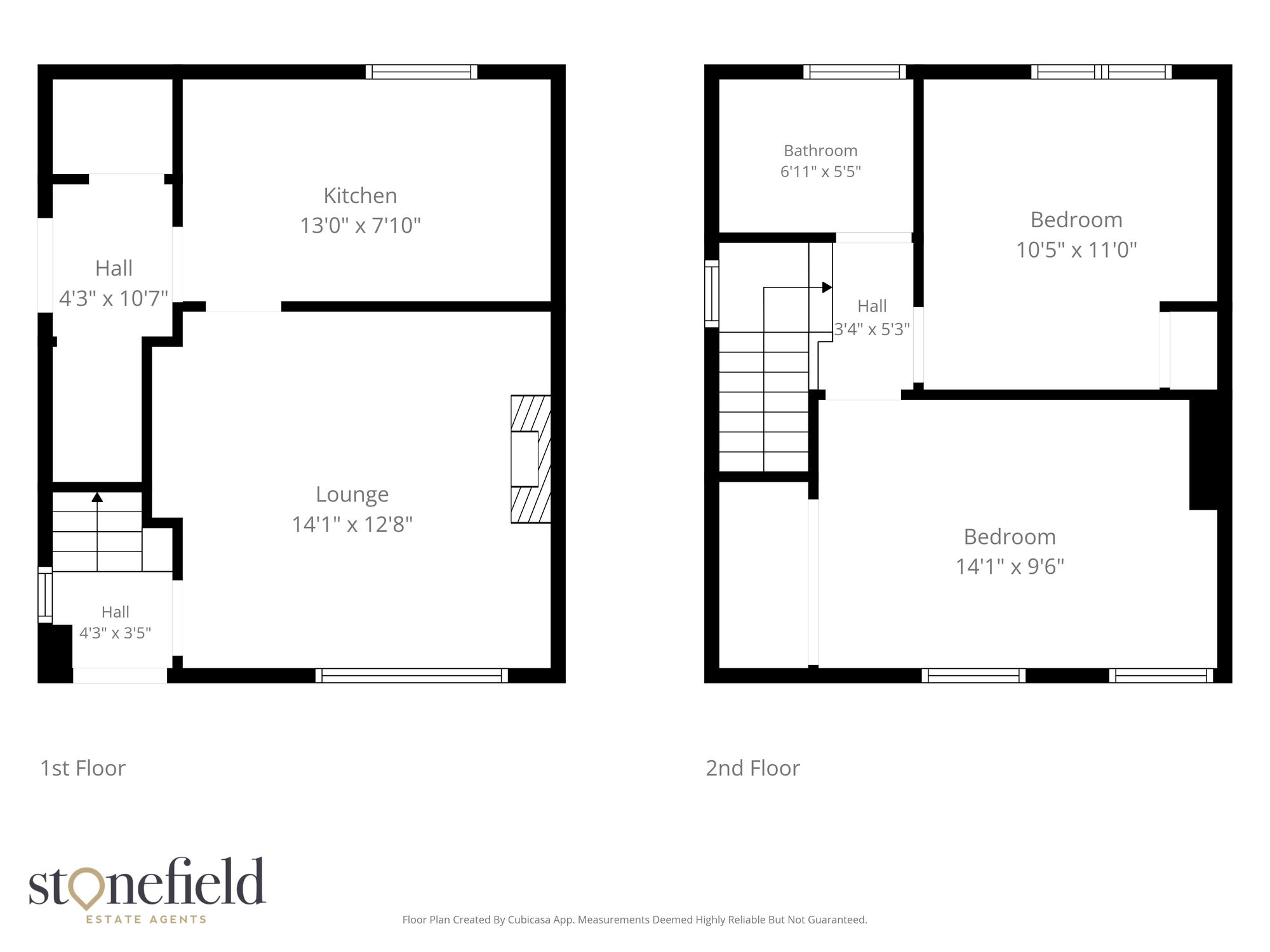 12, Ellisland Square, Ayr, KA7 floorplan