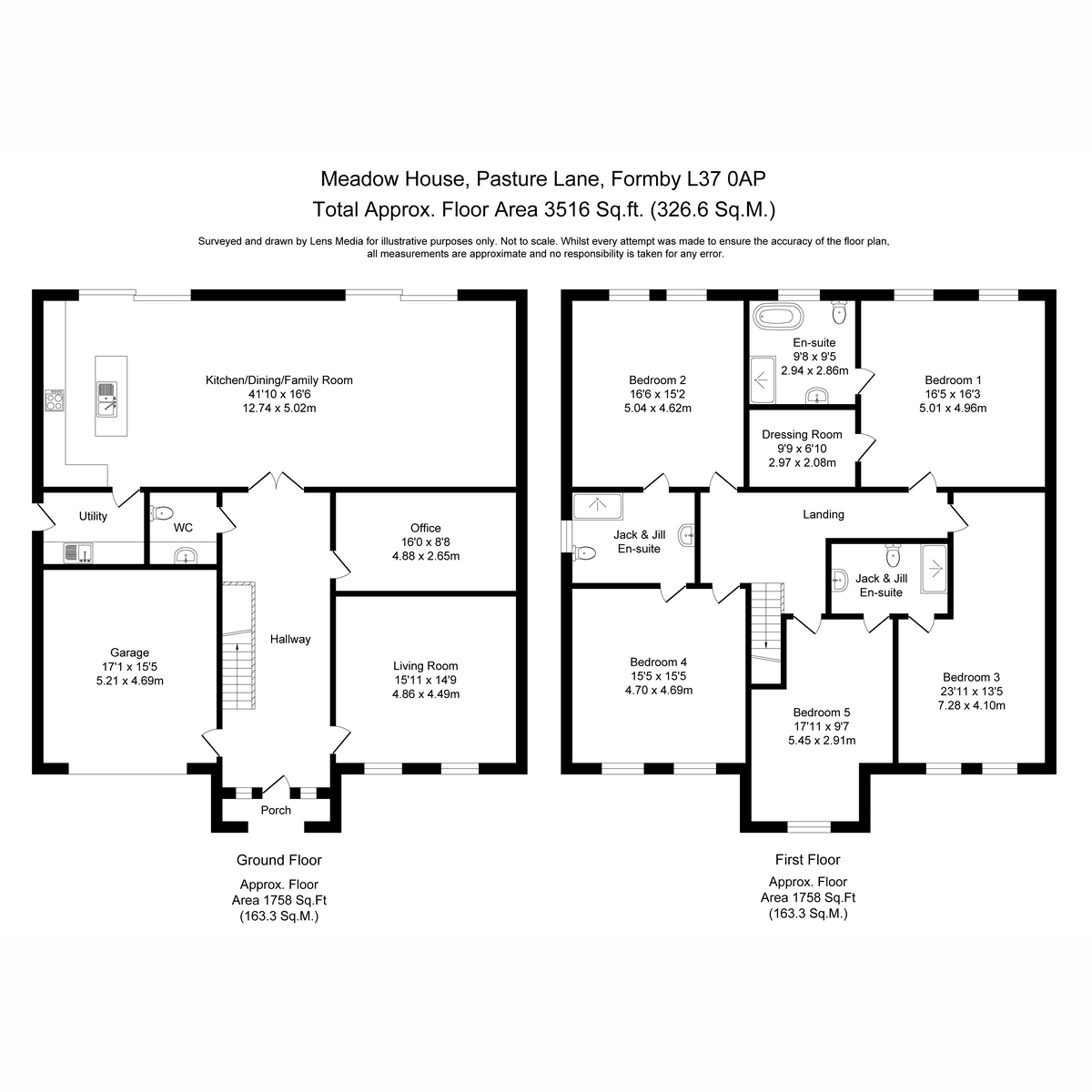 Meadow House, Pasture Lane, Formby floorplan