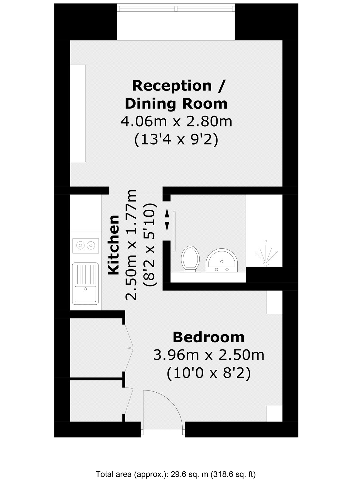Flat 110 Printworks, 139, Clapham Road, London floorplan