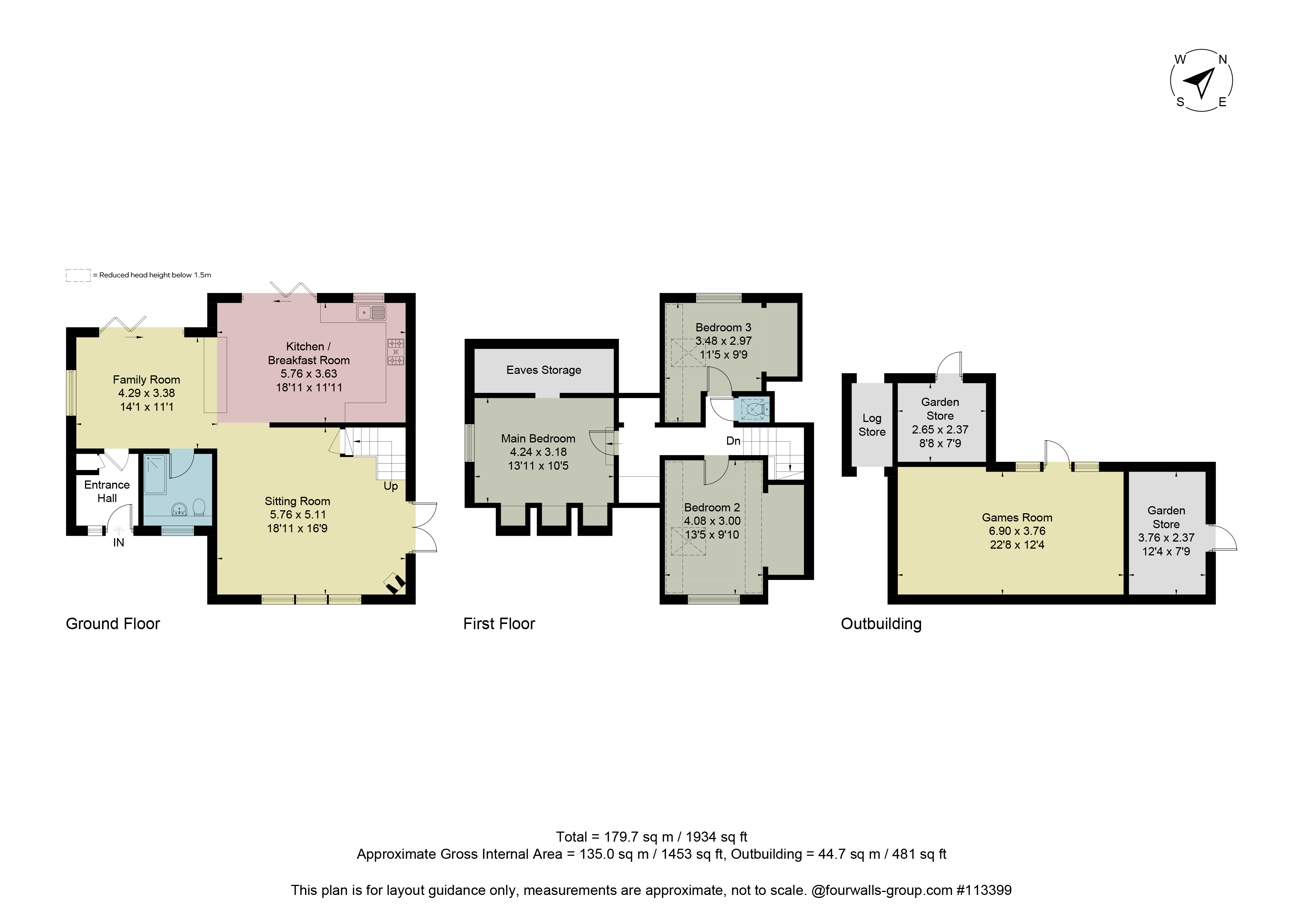 Applegarth Barn,, Logmore Lane, Dorking floorplan