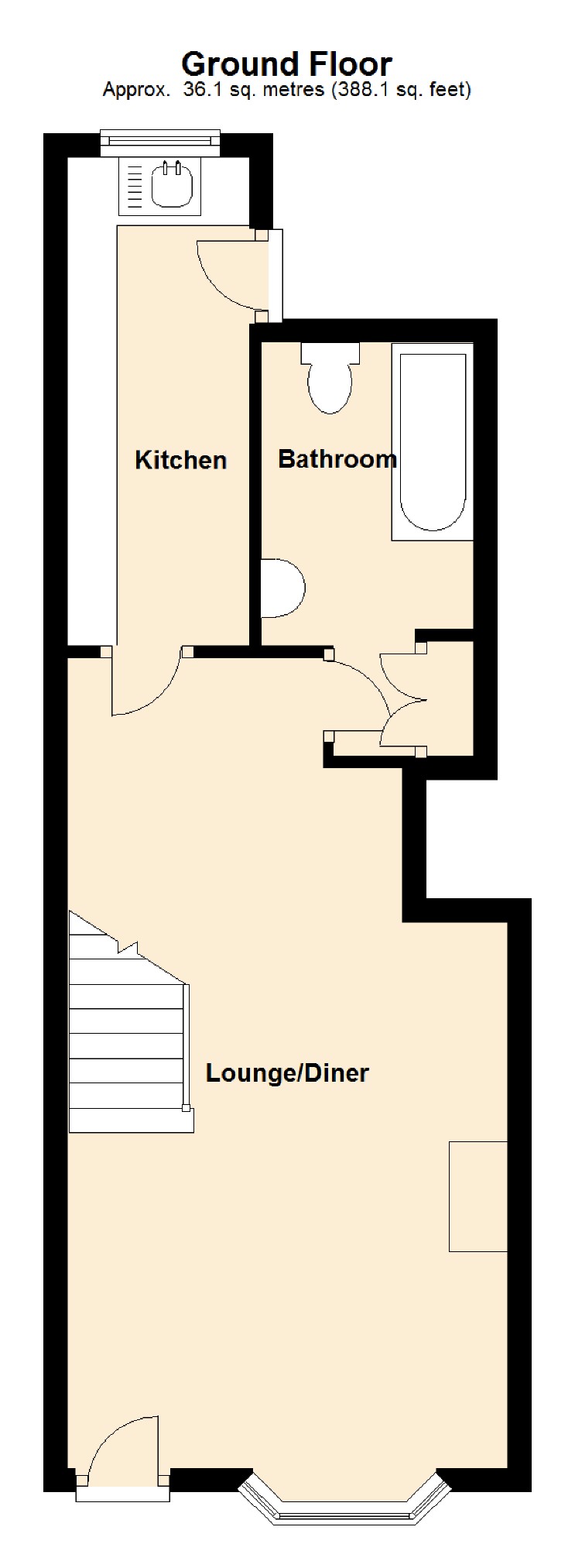 3 Bedrooms Terraced house for sale in Sanders Terrace, Long Buckby, Northampton NN6