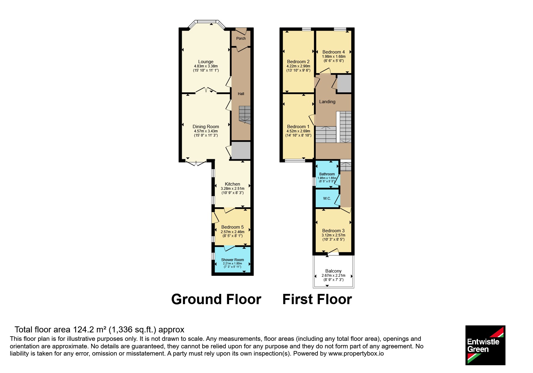 44, Ribble Road, Lancashire floorplan