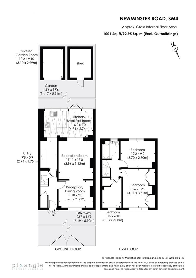 17, Newminster Road, Morden floorplan