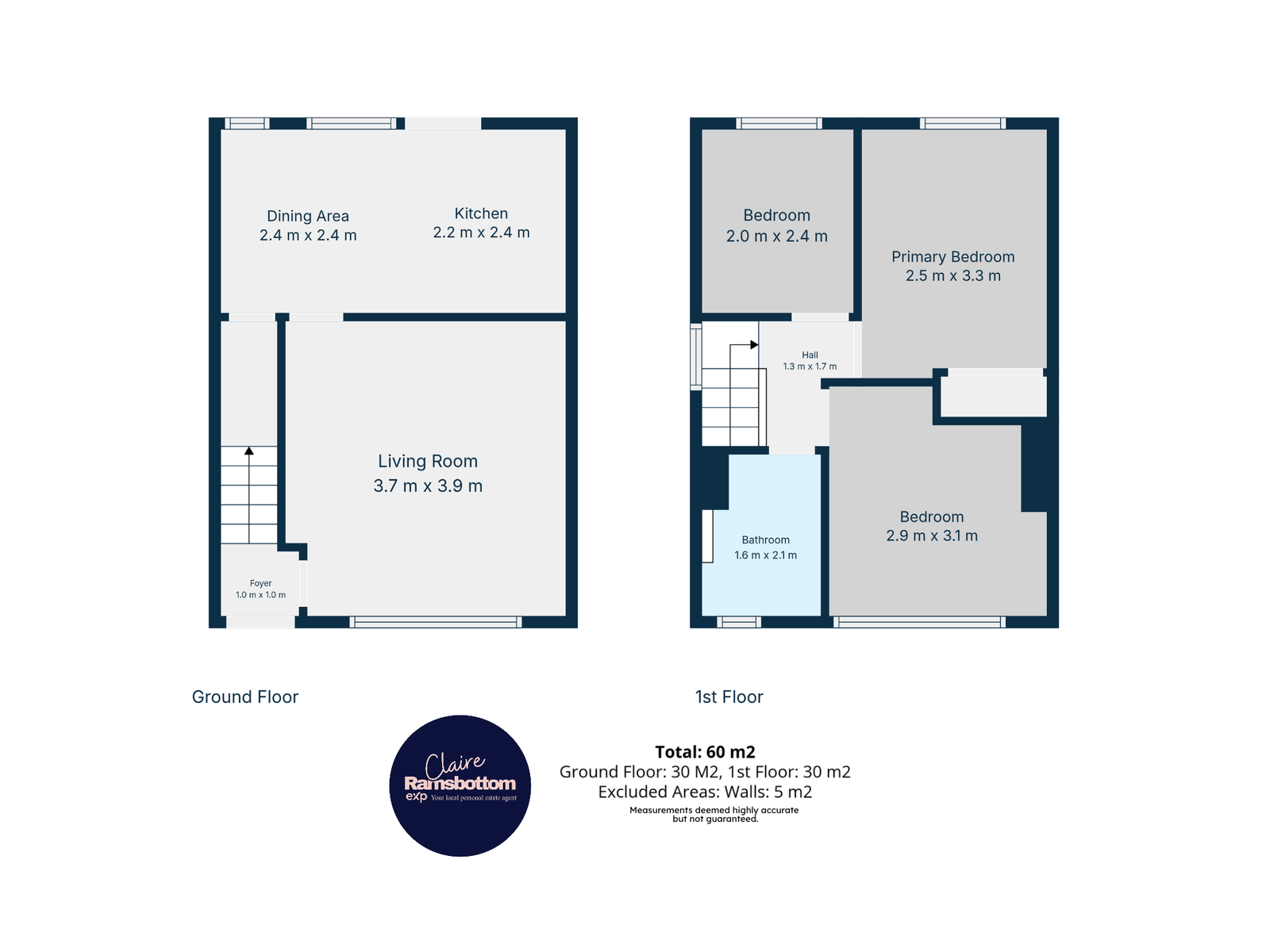 70, Ainley Road, Huddersfield floorplan