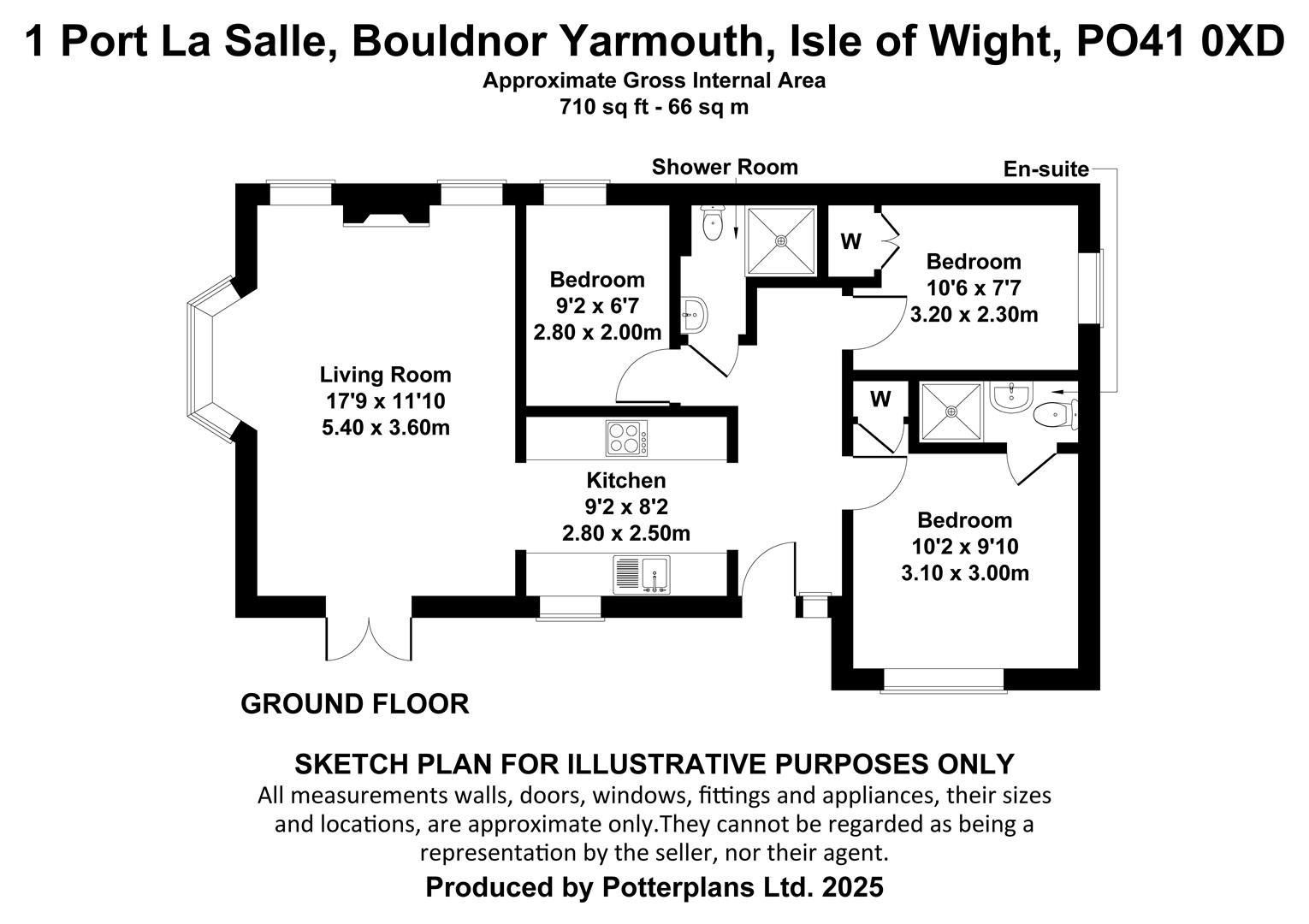 1 Port La Salle, Bouldnor, Yarmouth floorplan