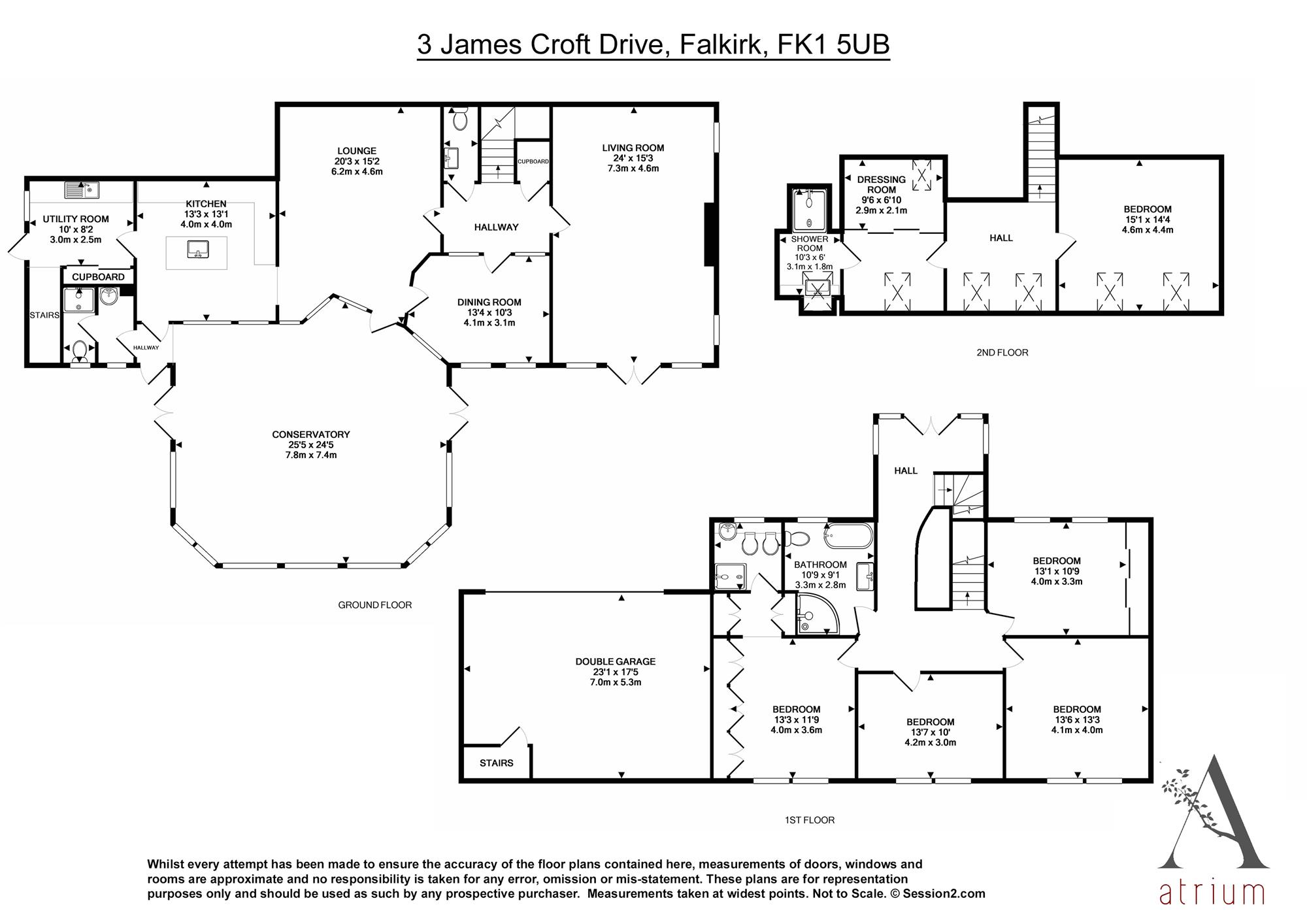 5 Bedrooms Detached house for sale in James Croft Drive, Falkirk FK1