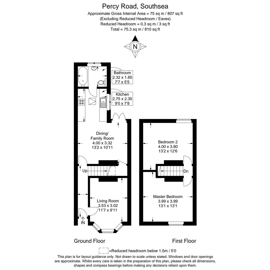 147, Percy Road, Southsea floorplan