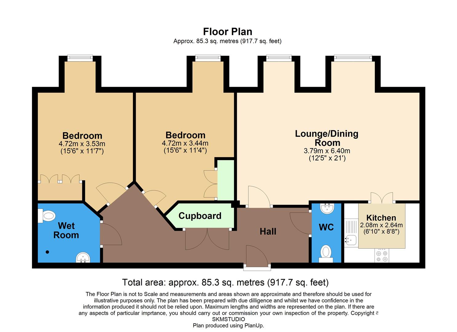 45, Eleanor House, 232 London Road, St. Albans floorplan
