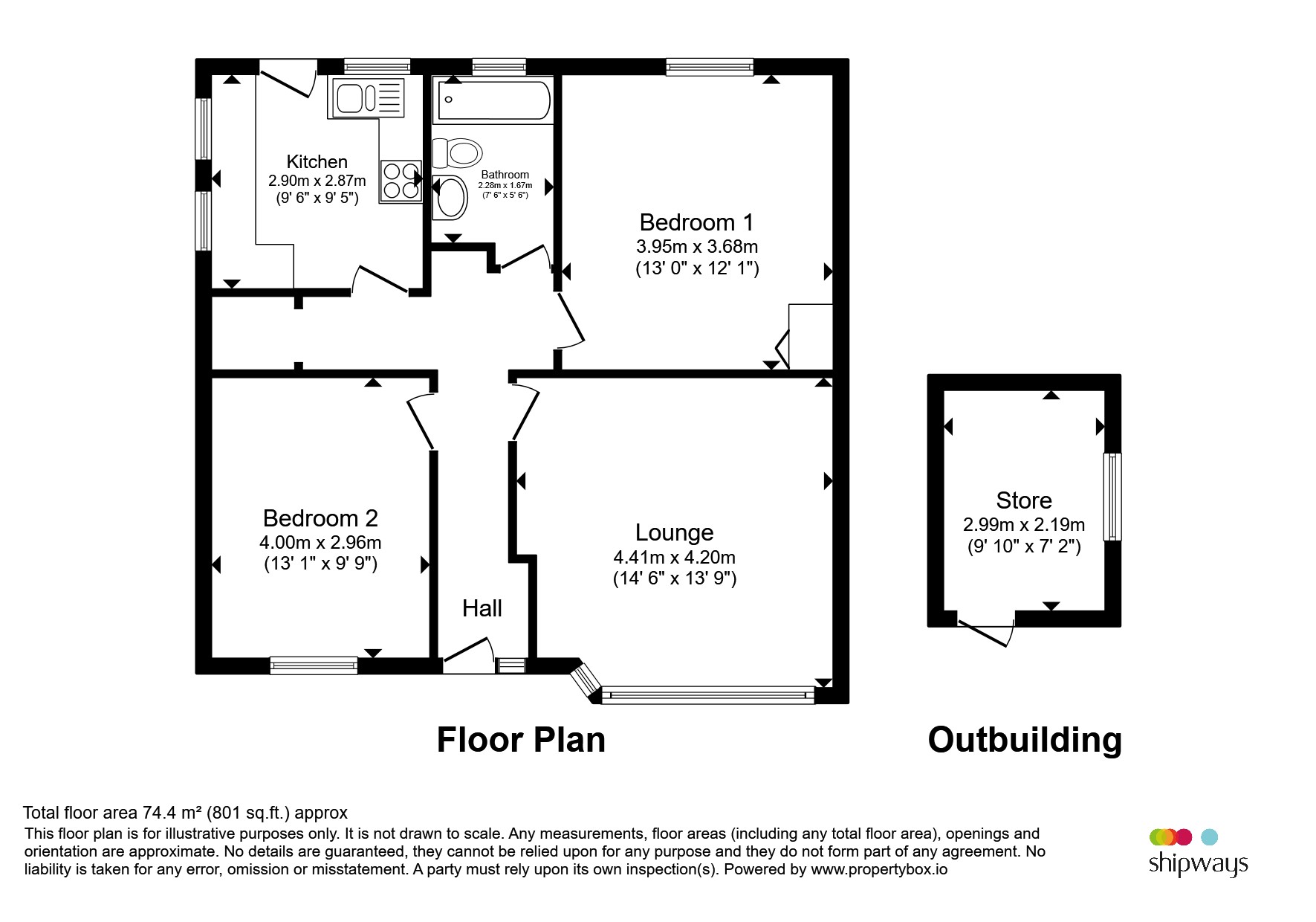 18, Knight Road, Kidderminster floorplan