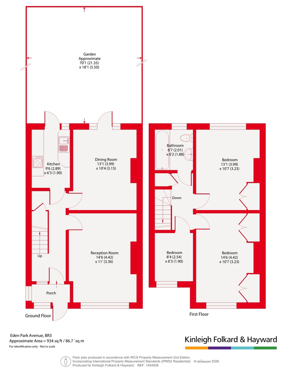 123, Eden Park Avenue, Beckenham floorplan