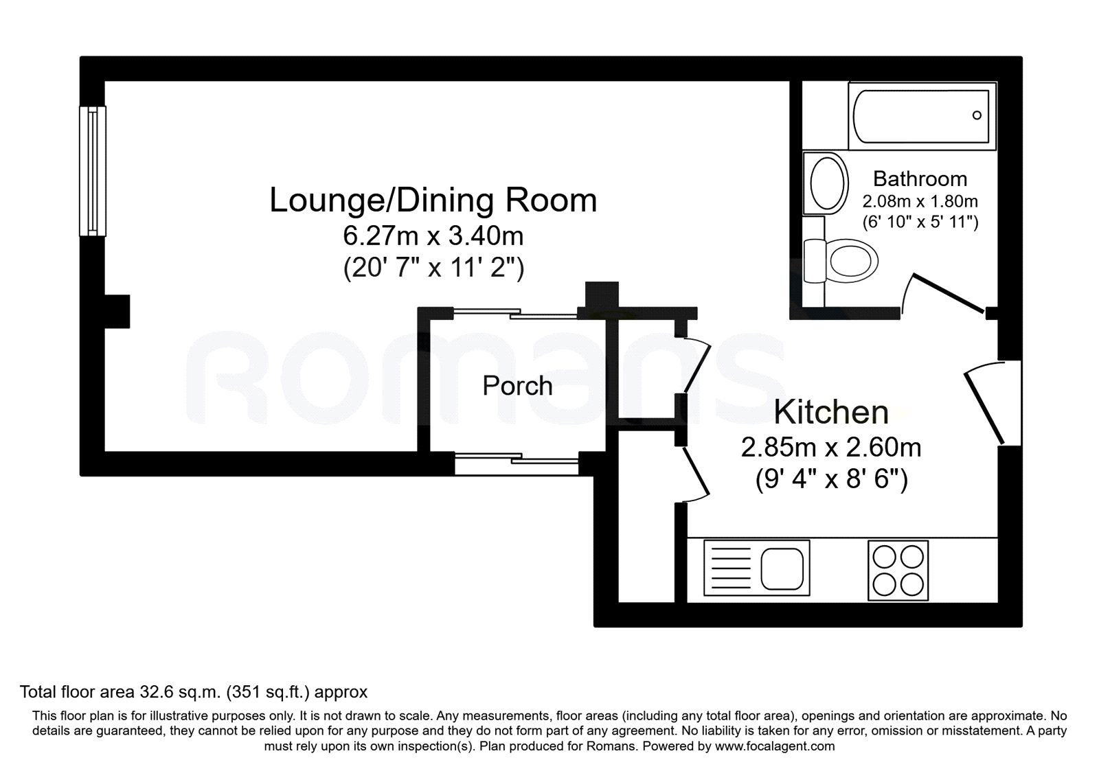 Flat 72, Magna Vita, Lyon Way, Camberley floorplan