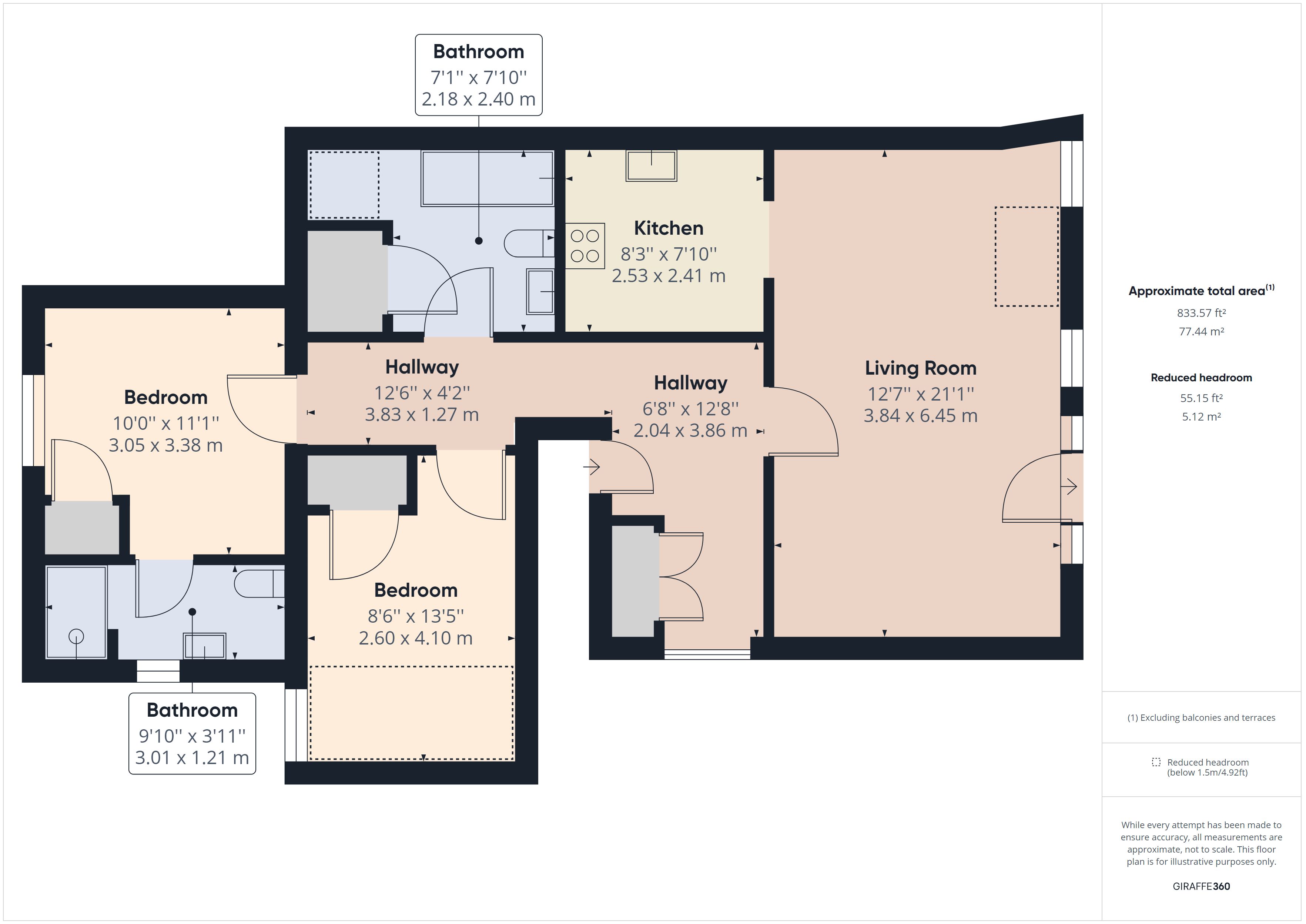 Apartment 3, 39, Rotherslade Road, Swansea floorplan