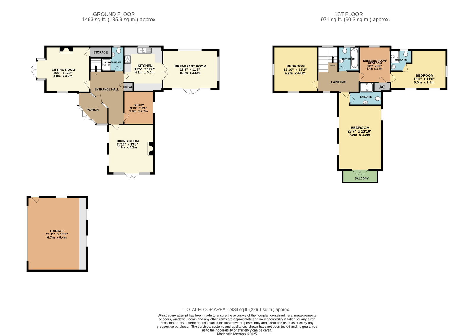 Willow End Farm Cottage, Blackmore Park Road, Malvern floorplan