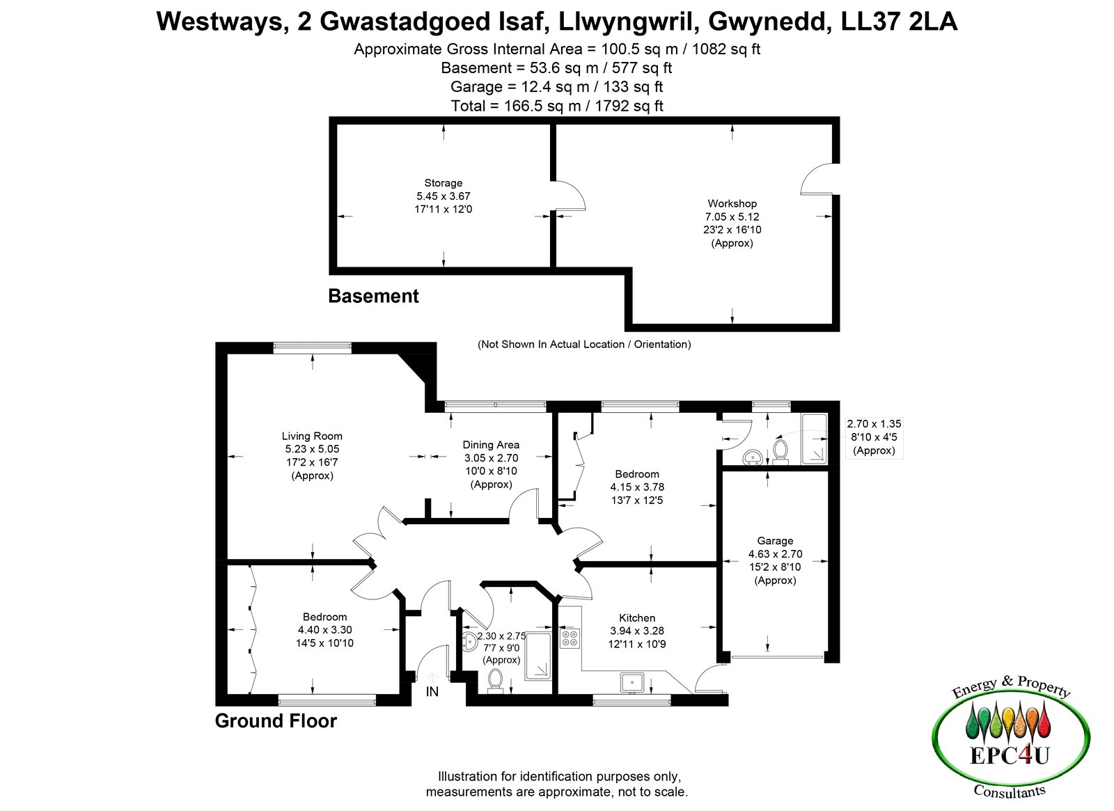 Westways, 2, Stad Gwastadgoed Isaf, Gwynedd floorplan
