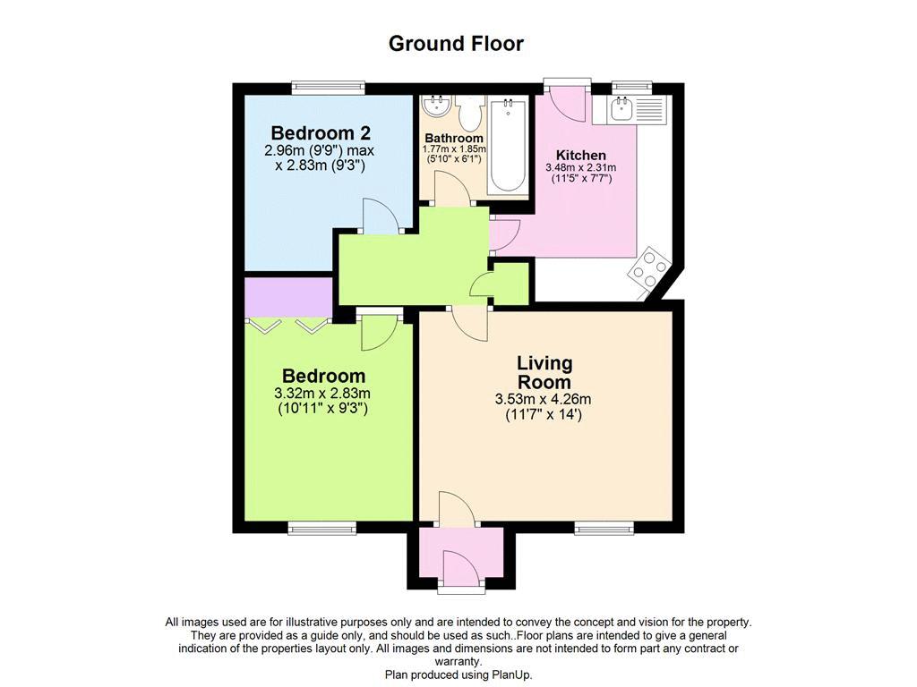 2 Bedrooms Semi-detached bungalow to rent in Elderberry Bank, Lychpit, Basingstoke RG24