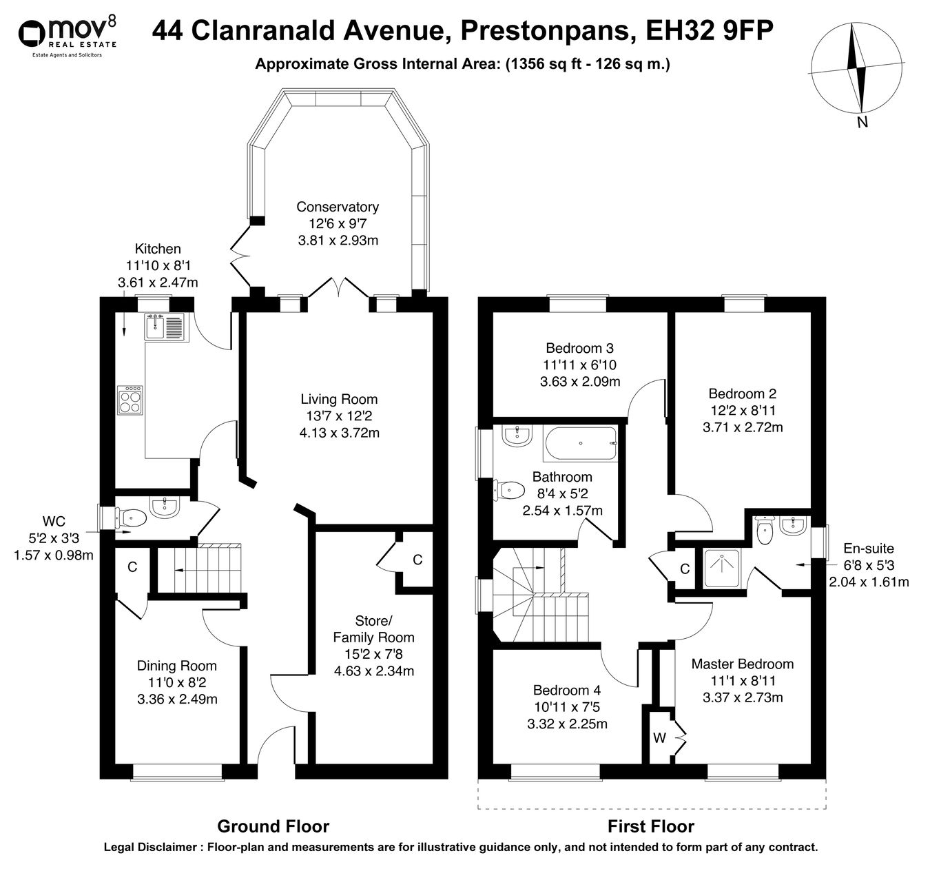 44, Clanranald Avenue, Prestonpans floorplan