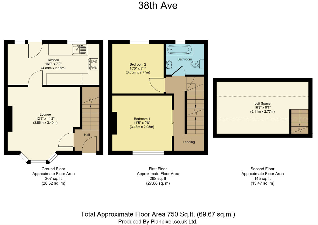 38th Avenue, Hull floorplan