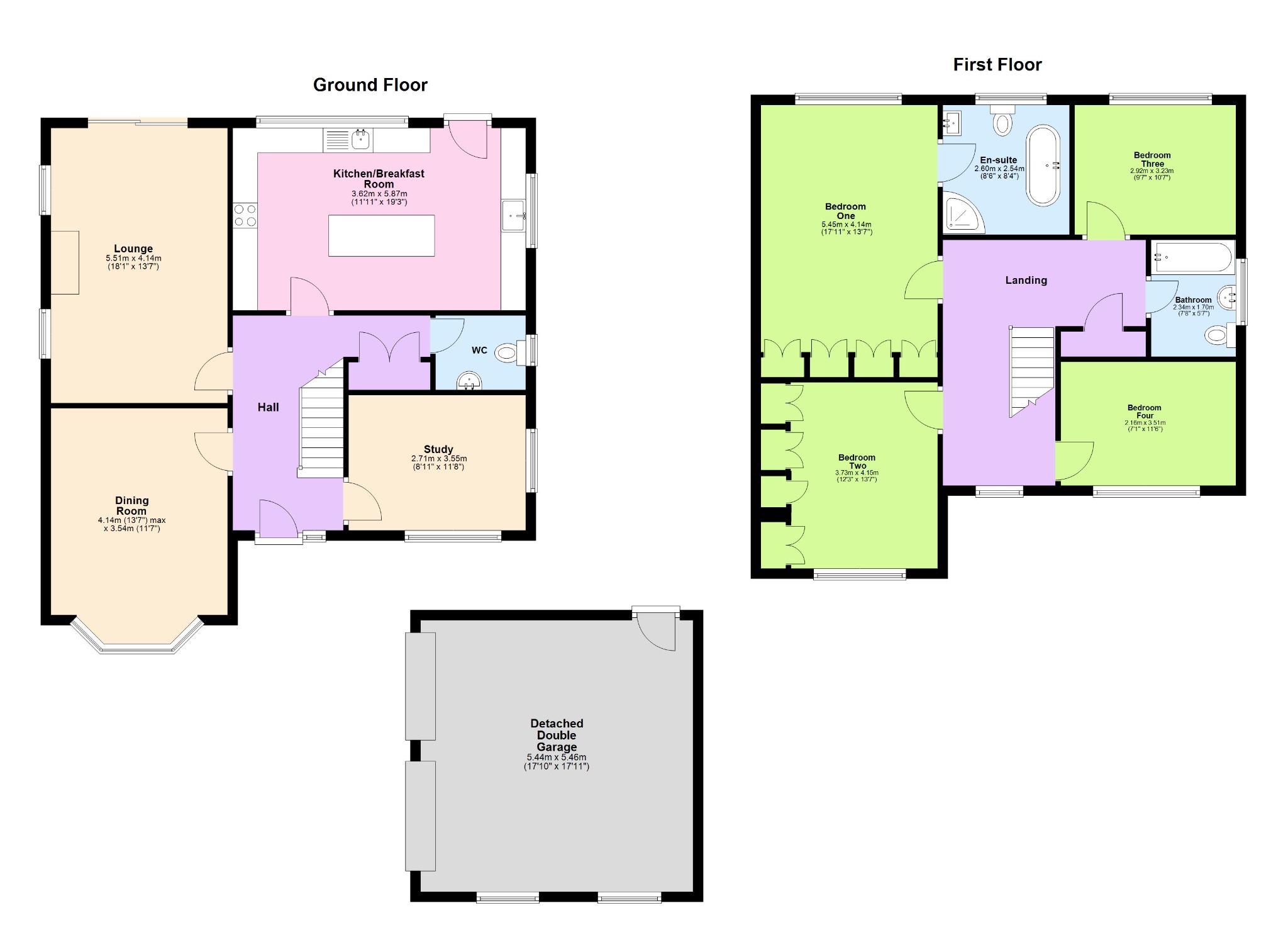4 The Paddock, Crick, Northamptonshire floorplan