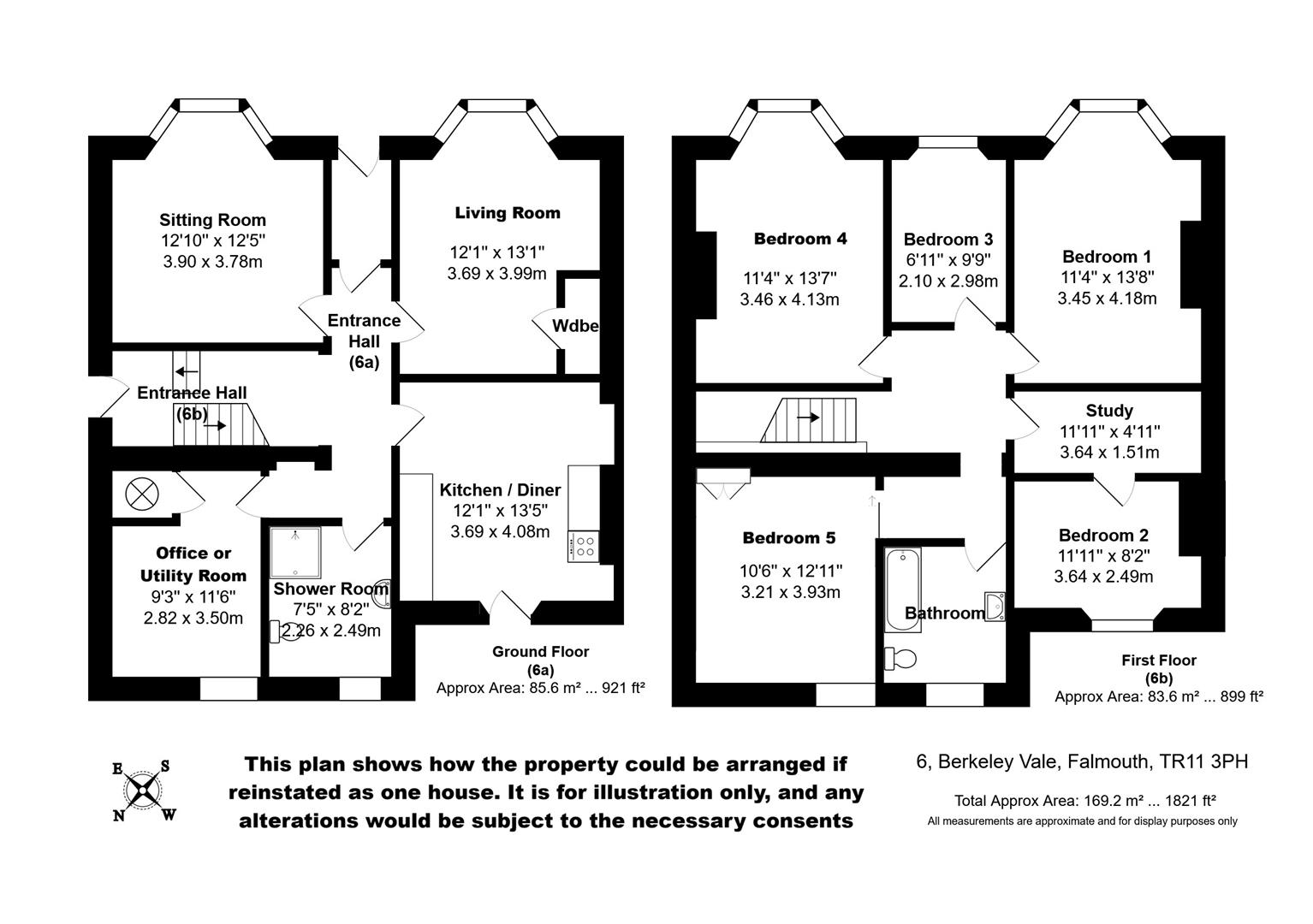 6, Berkeley Vale, Falmouth floorplan