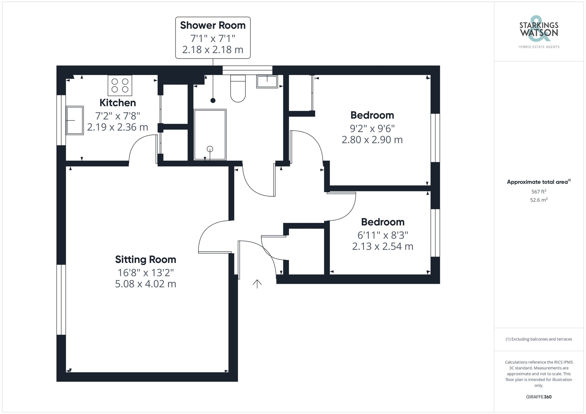 41 Parkside Court, Diss floorplan