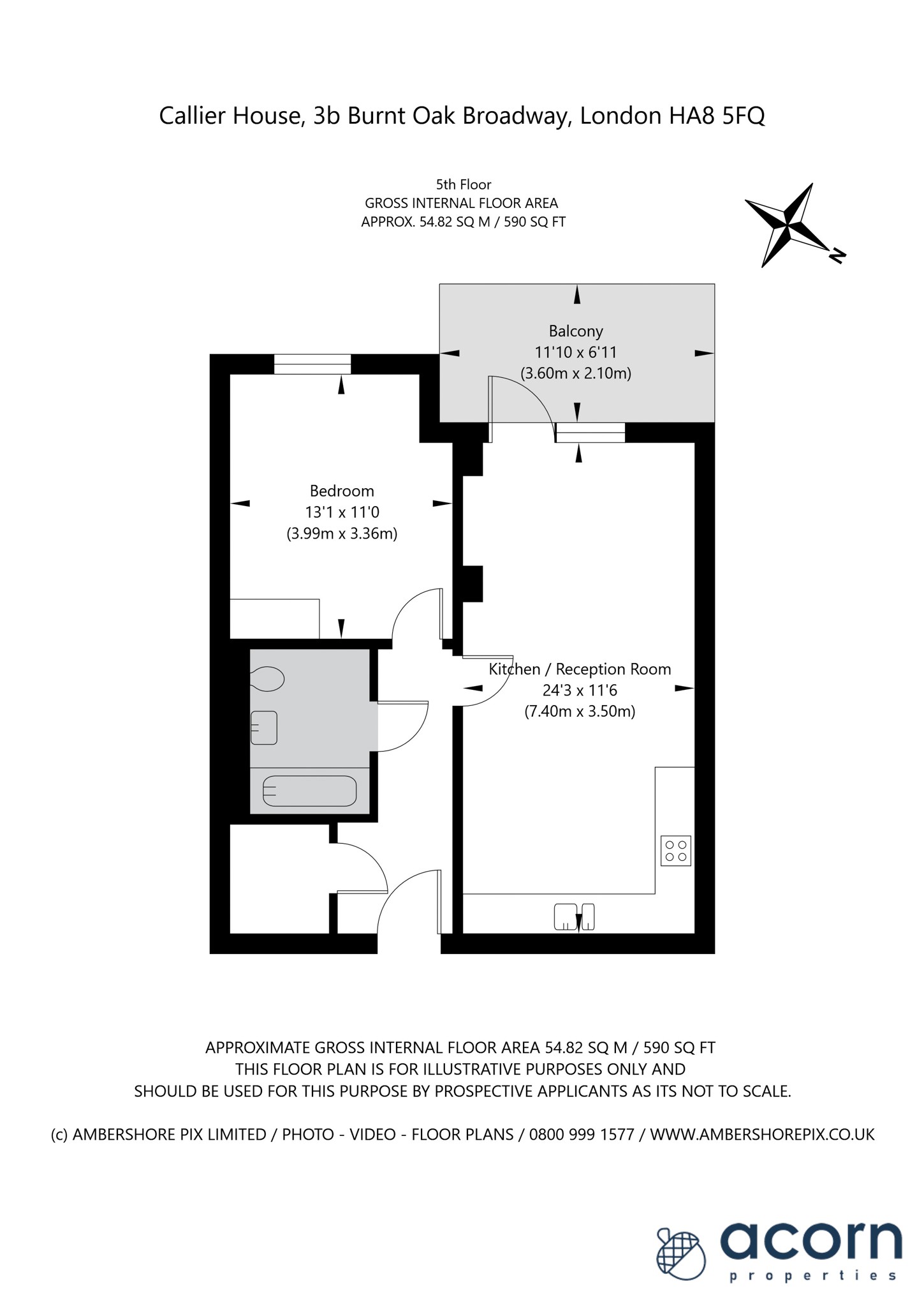 60, Callier House, 3b Burnt Oak Broadway floorplan