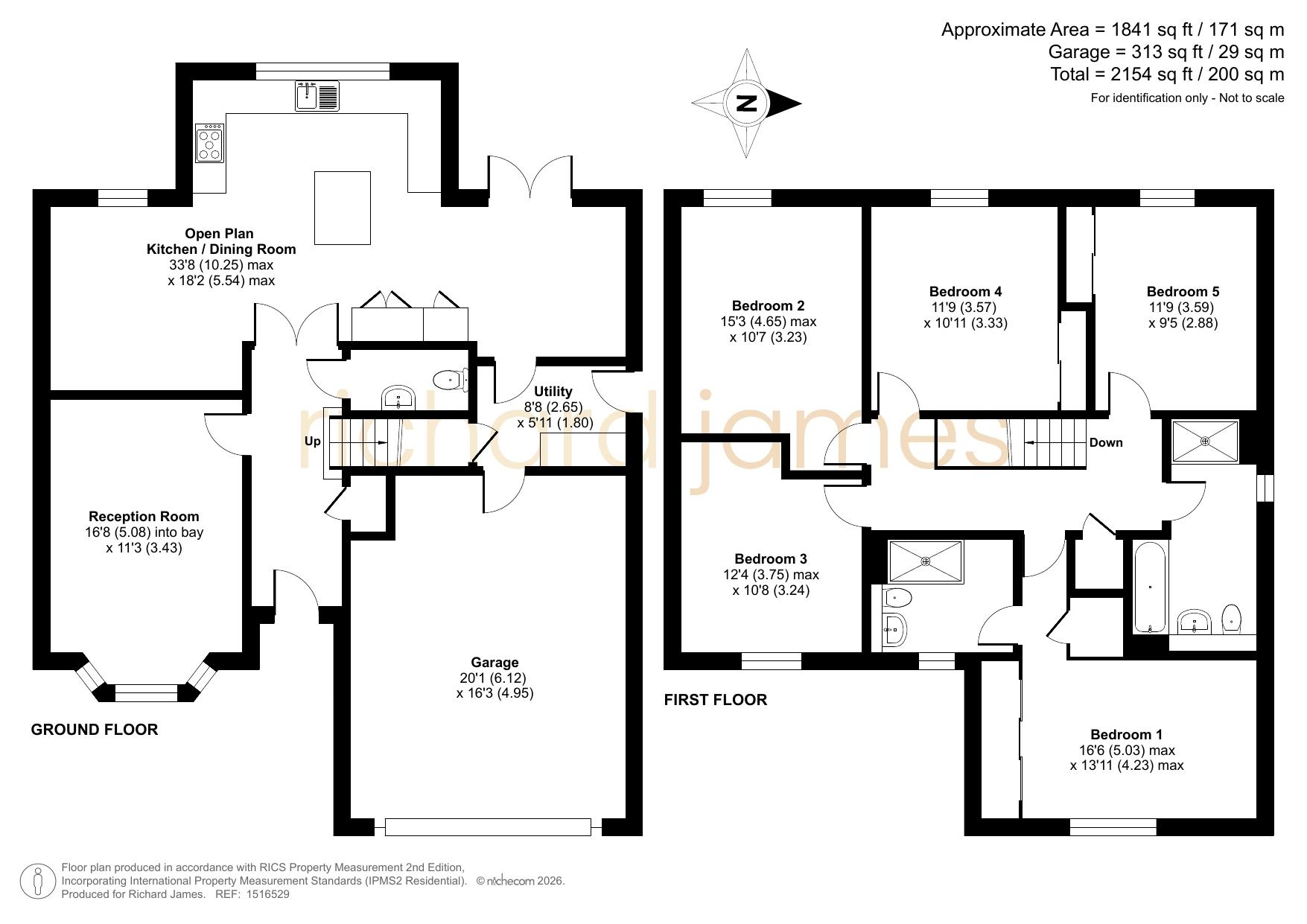 11, Topaz Close, Swindon floorplan