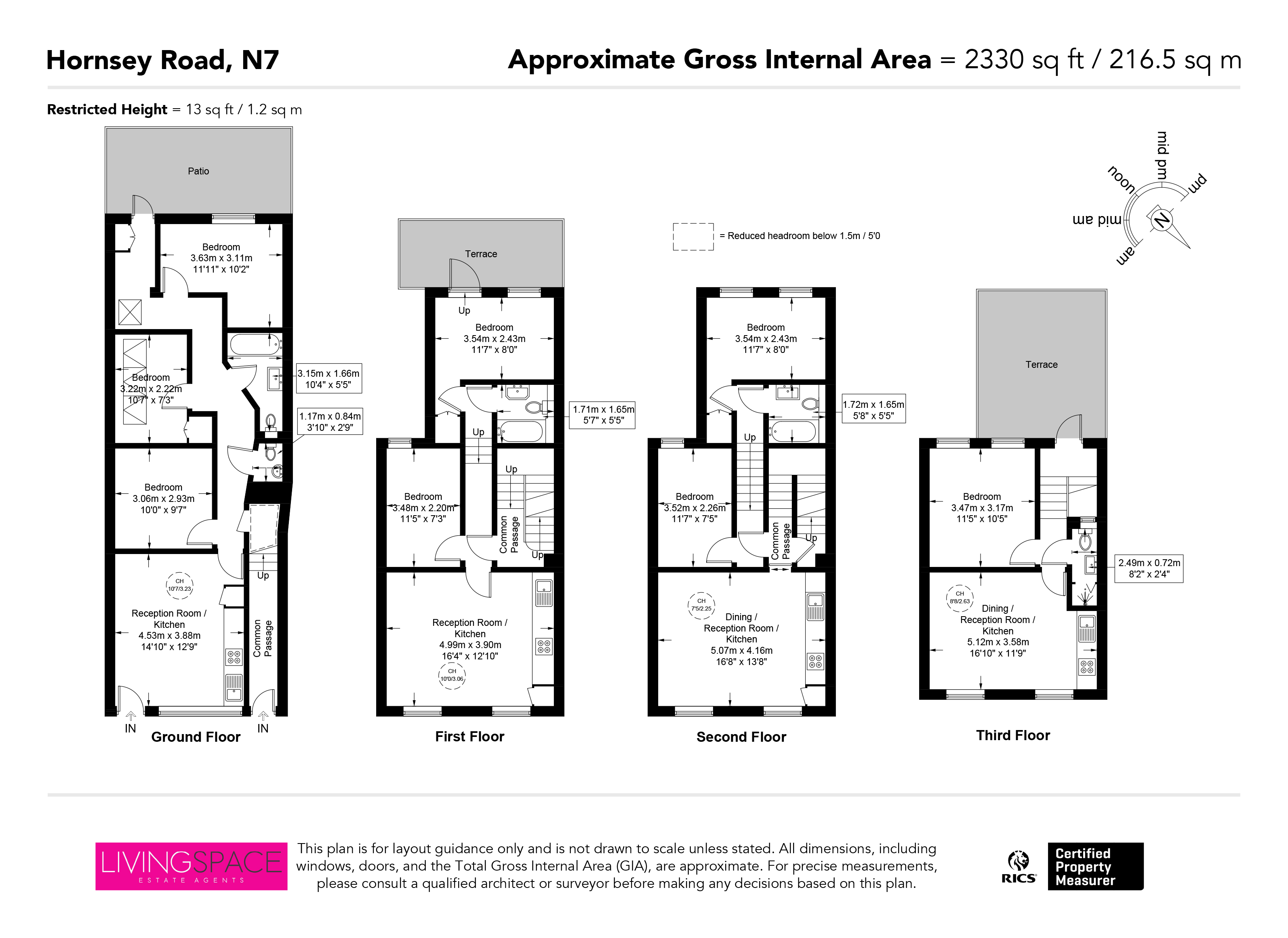 Hornsey road, London floorplan
