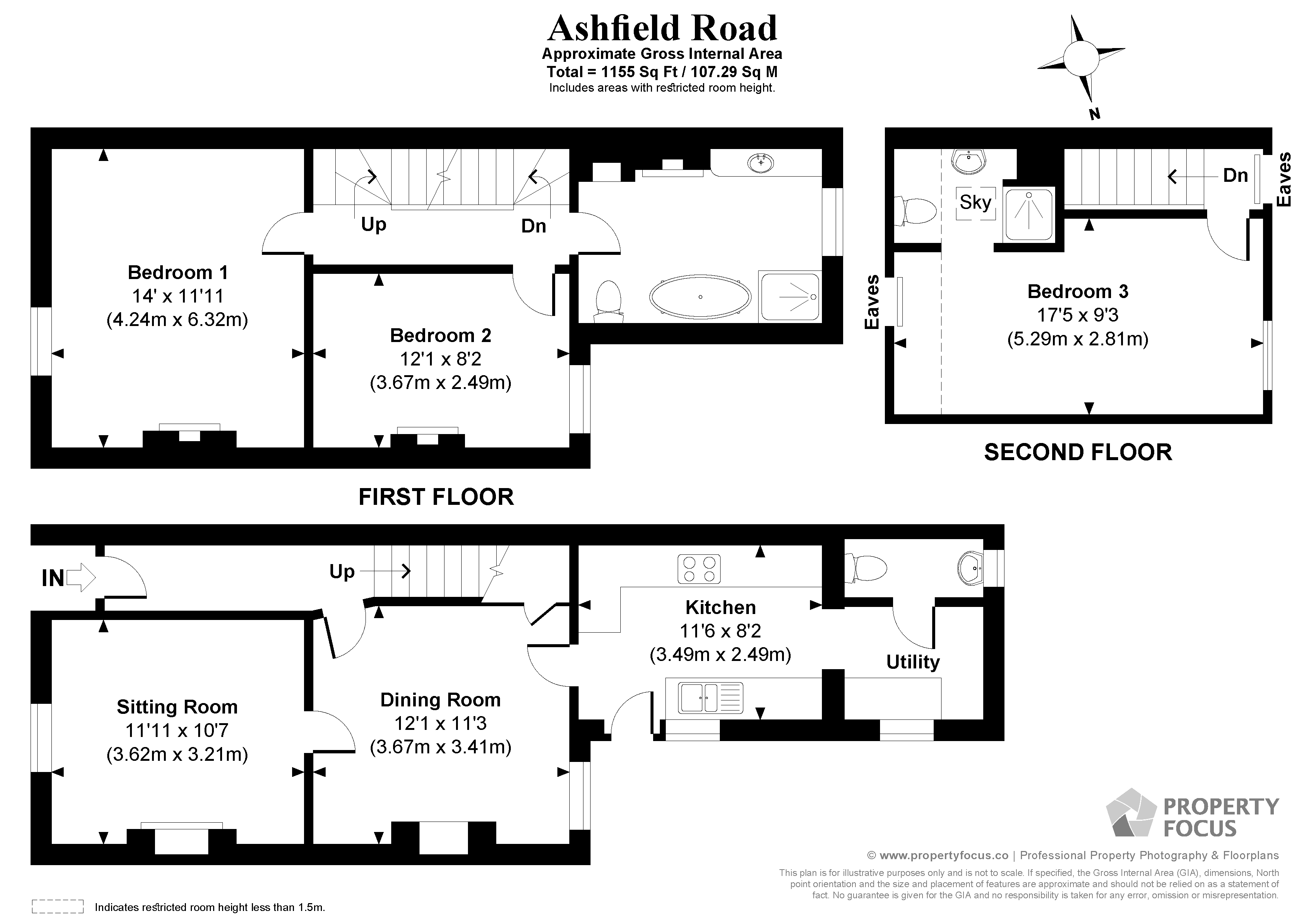 1, Ashfield Road, Wiltshire floorplan