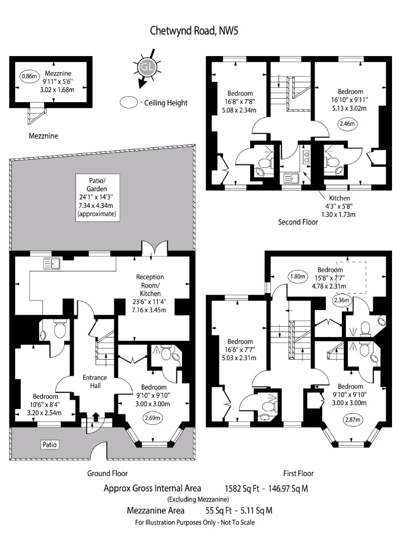 52 Chetwynd Road, Kentish Town, London NW5, 7 bedroom terraced house