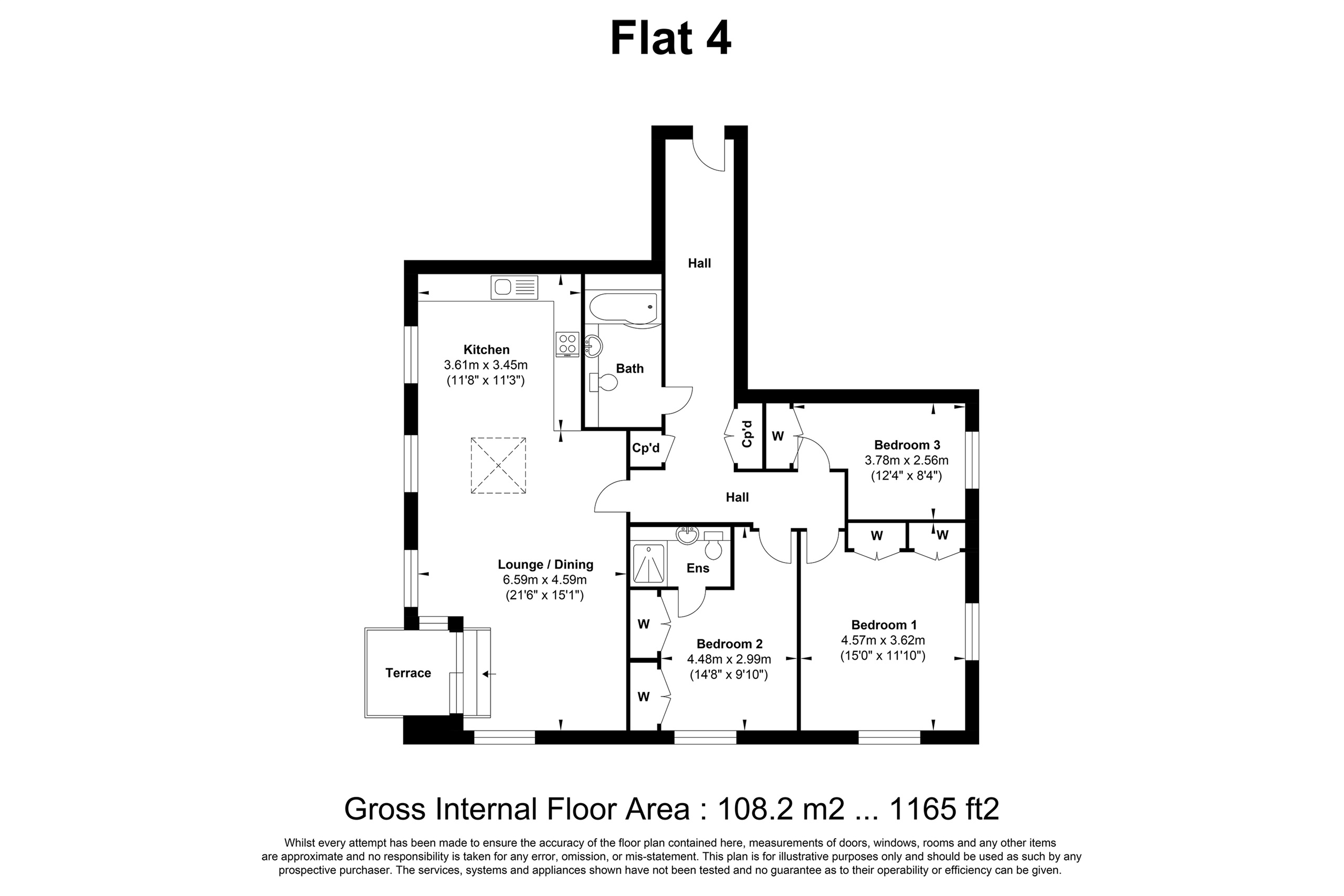 Plot 4, Sussex House, East Grinstead floorplan
