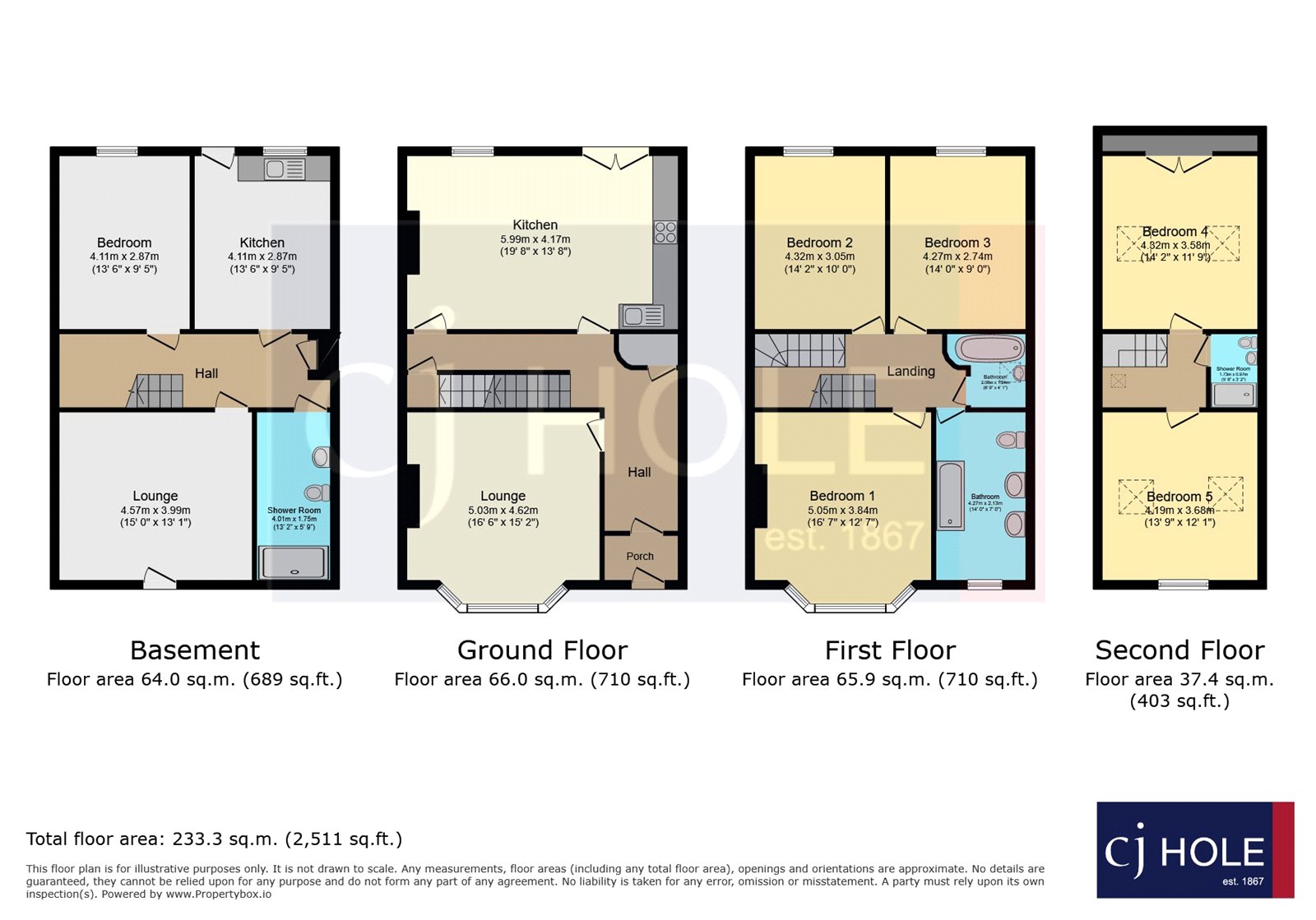 47, Greville Road, BRISTOL floorplan