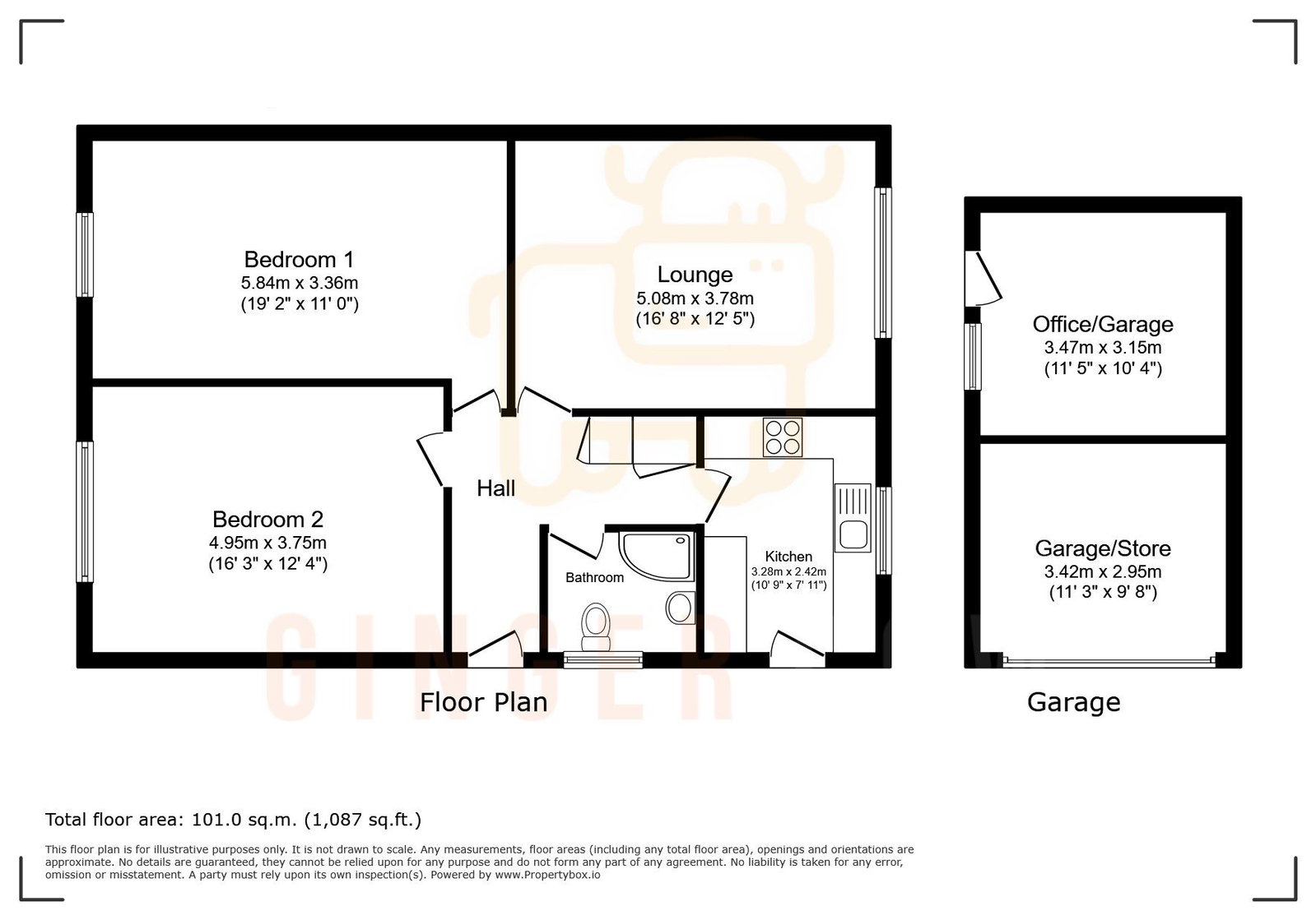 26, Pollards Close, Bedford floorplan