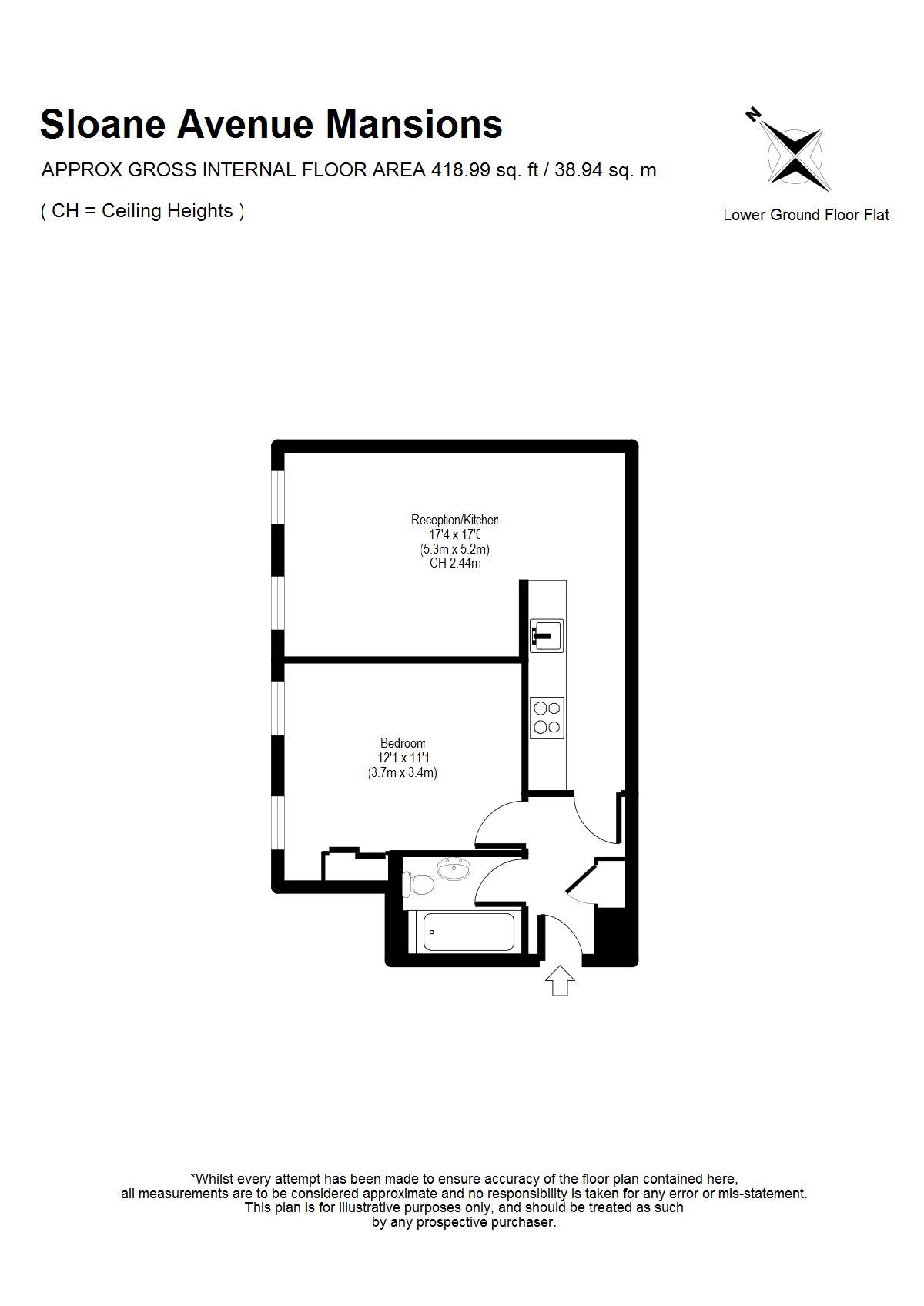Sloane Avenue, London floorplan
