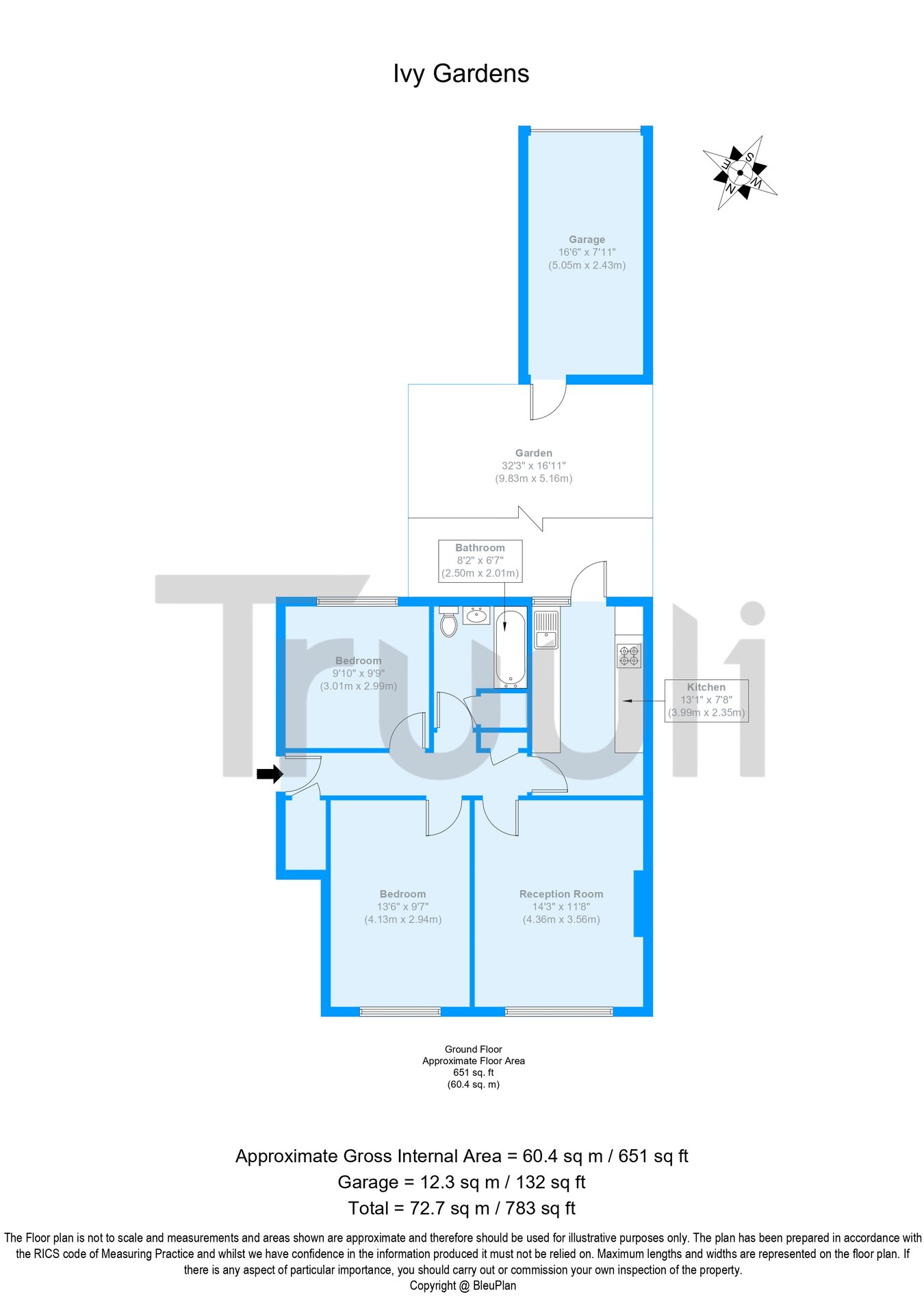 25, Ivy Gardens, Mitcham floorplan