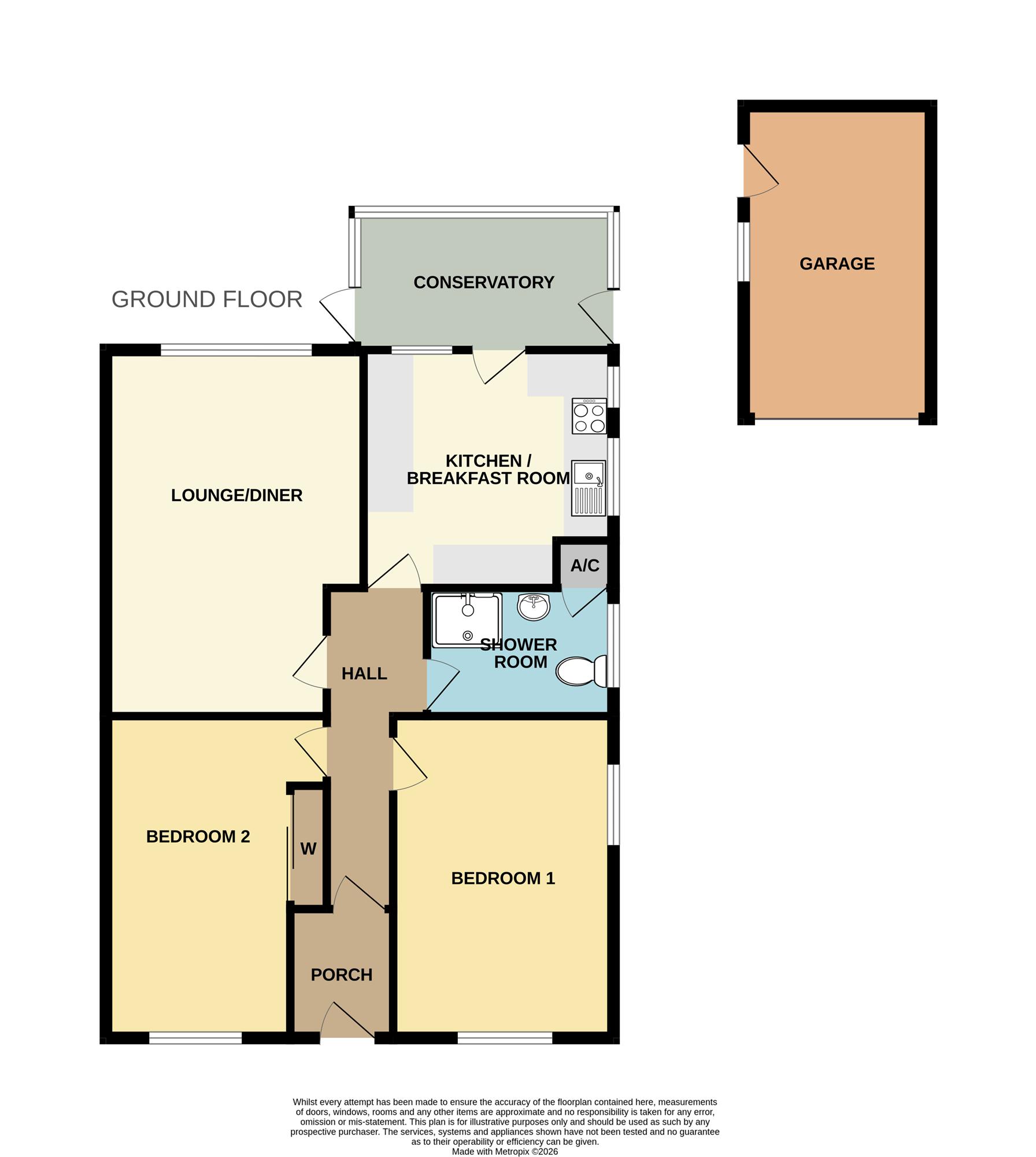 75, Samsons Road, Brightlingsea floorplan