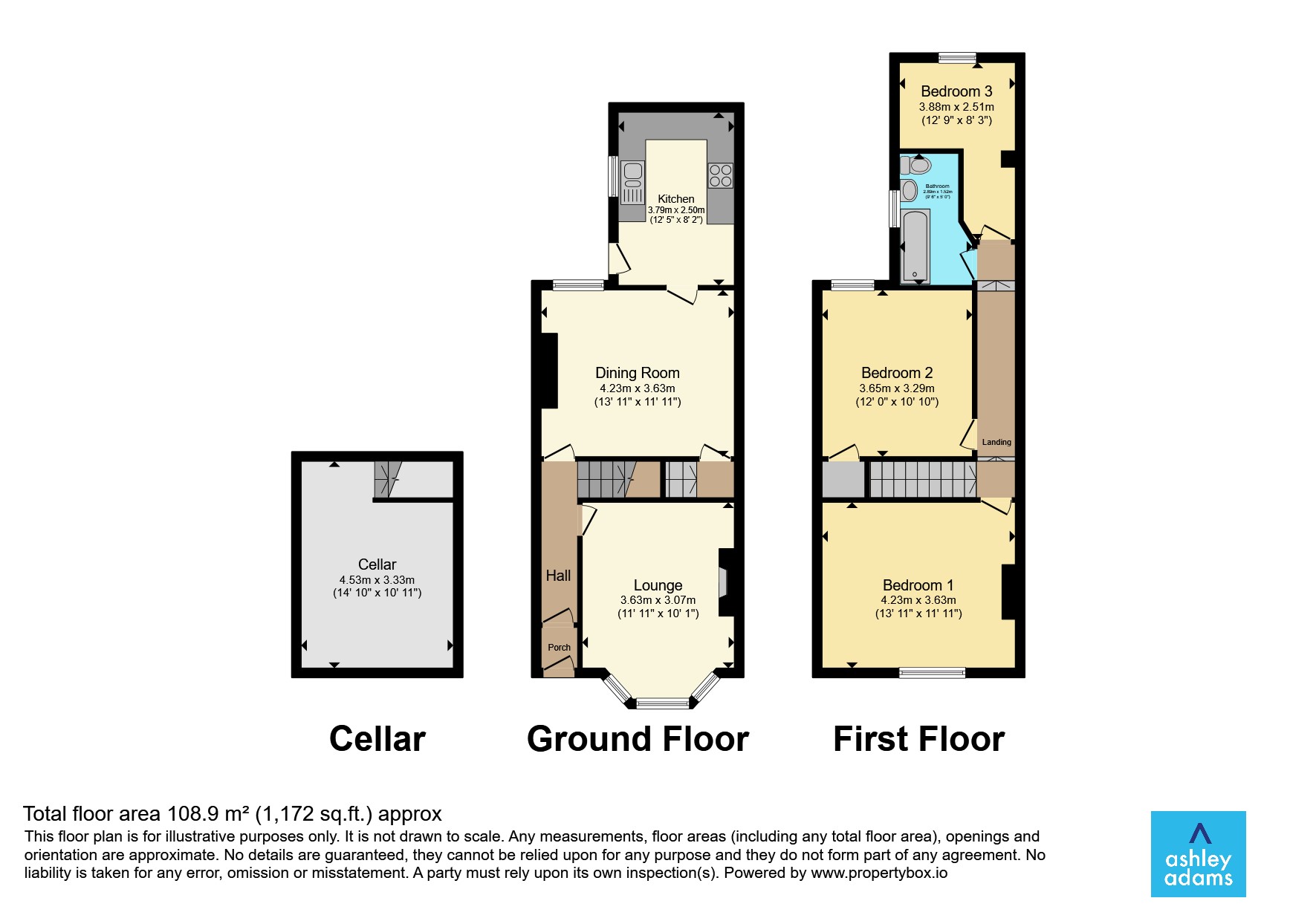 216, St. Thomas Road, Derby floorplan
