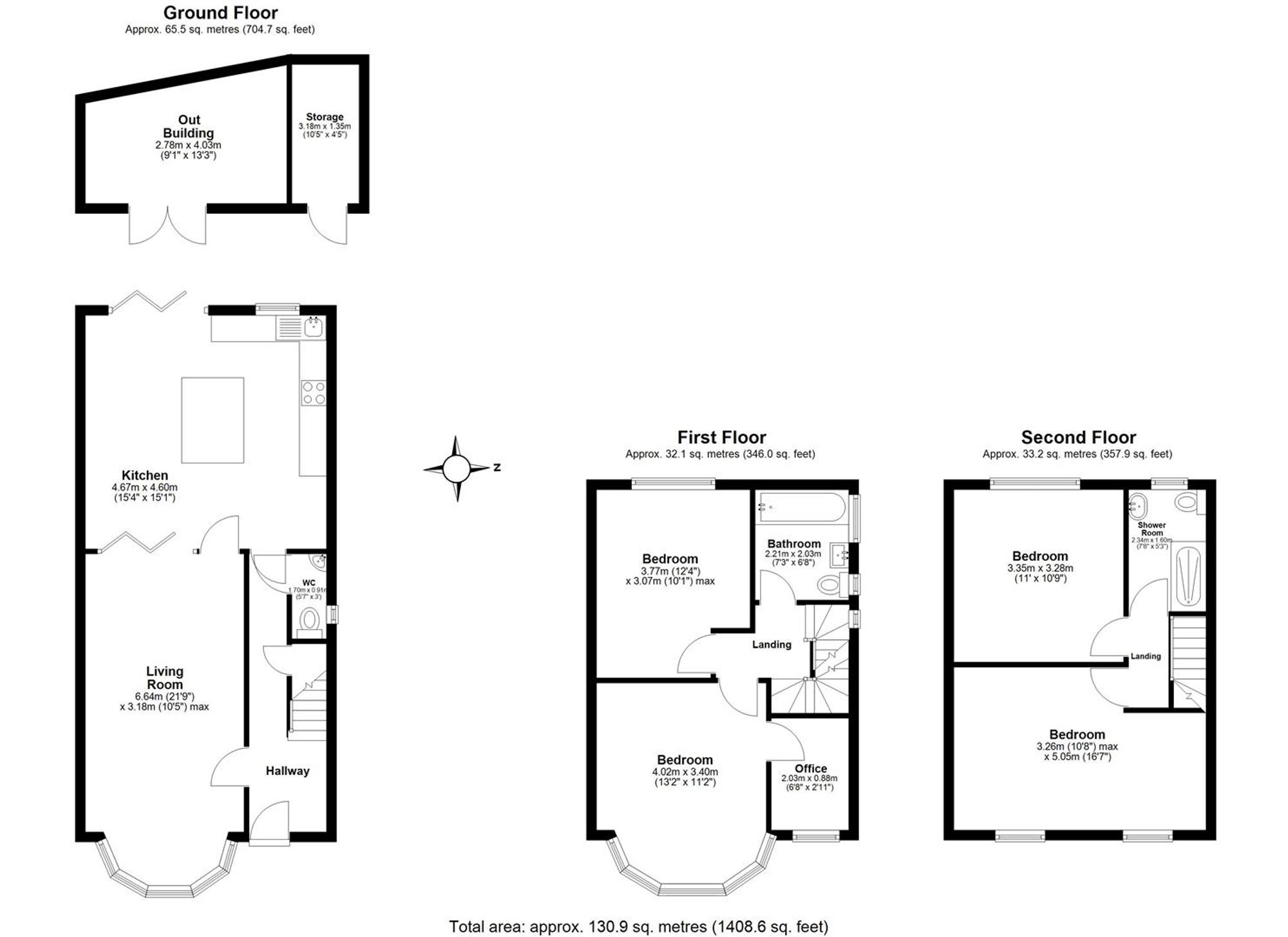 9 Hanover Gardens, Hainault floorplan