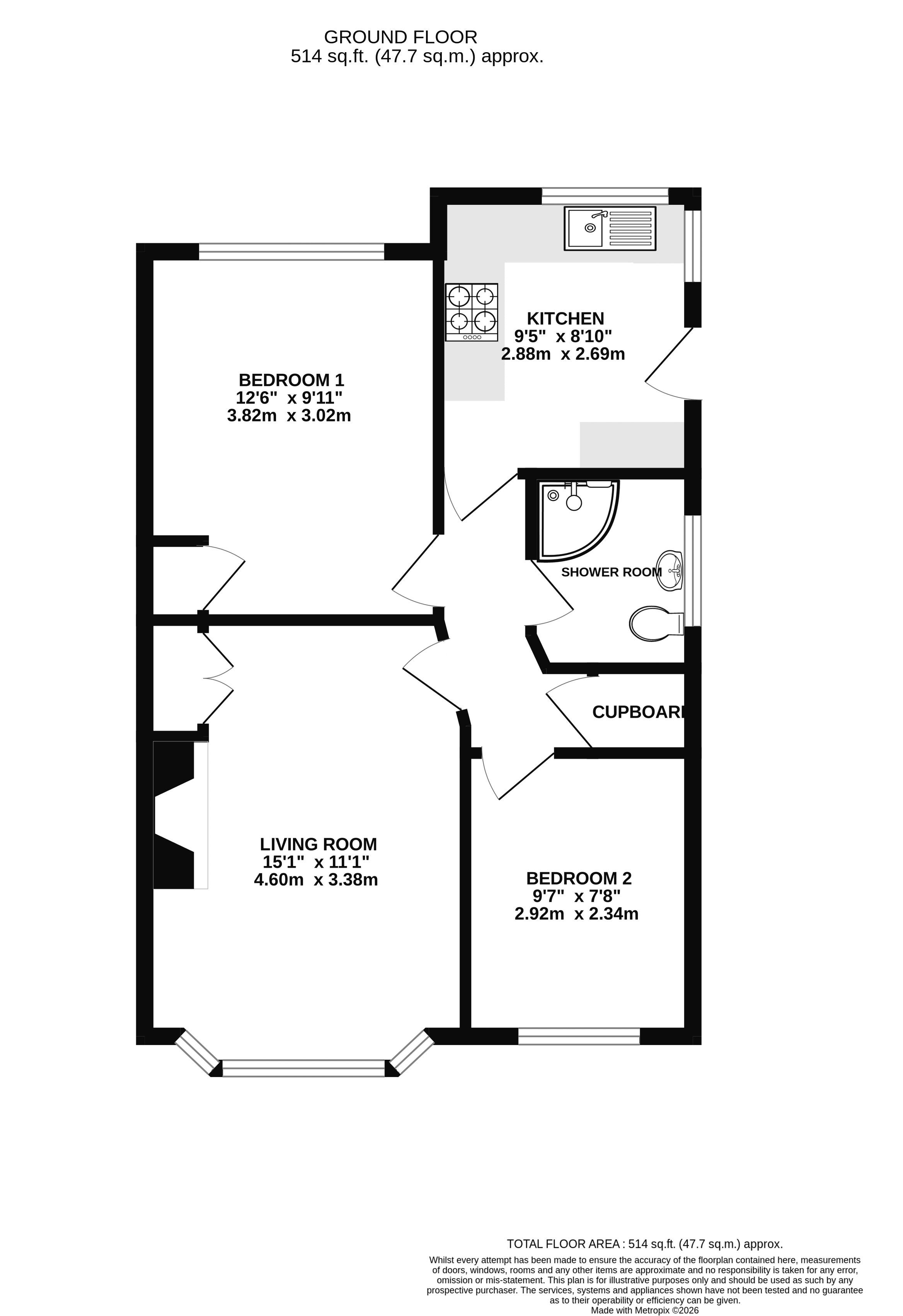 11, Danebury Crescent, York floorplan