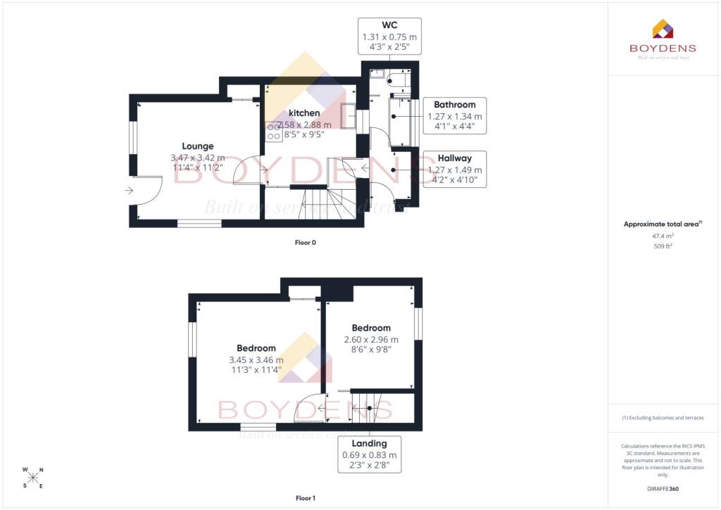 6, Colne Park Road, Colchester floorplan