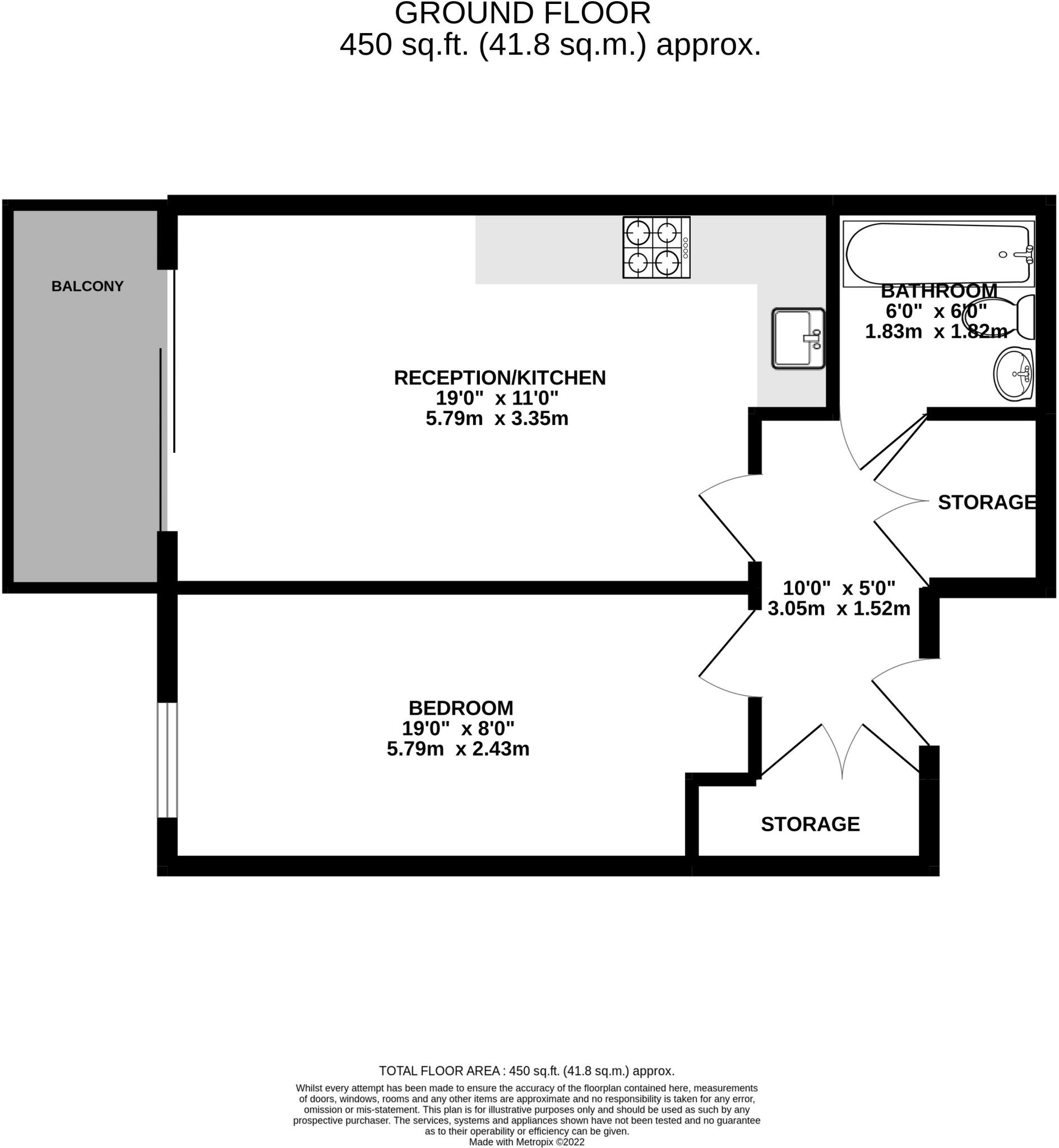 56 Sandown House, High Street, Staines-upon-Thames floorplan