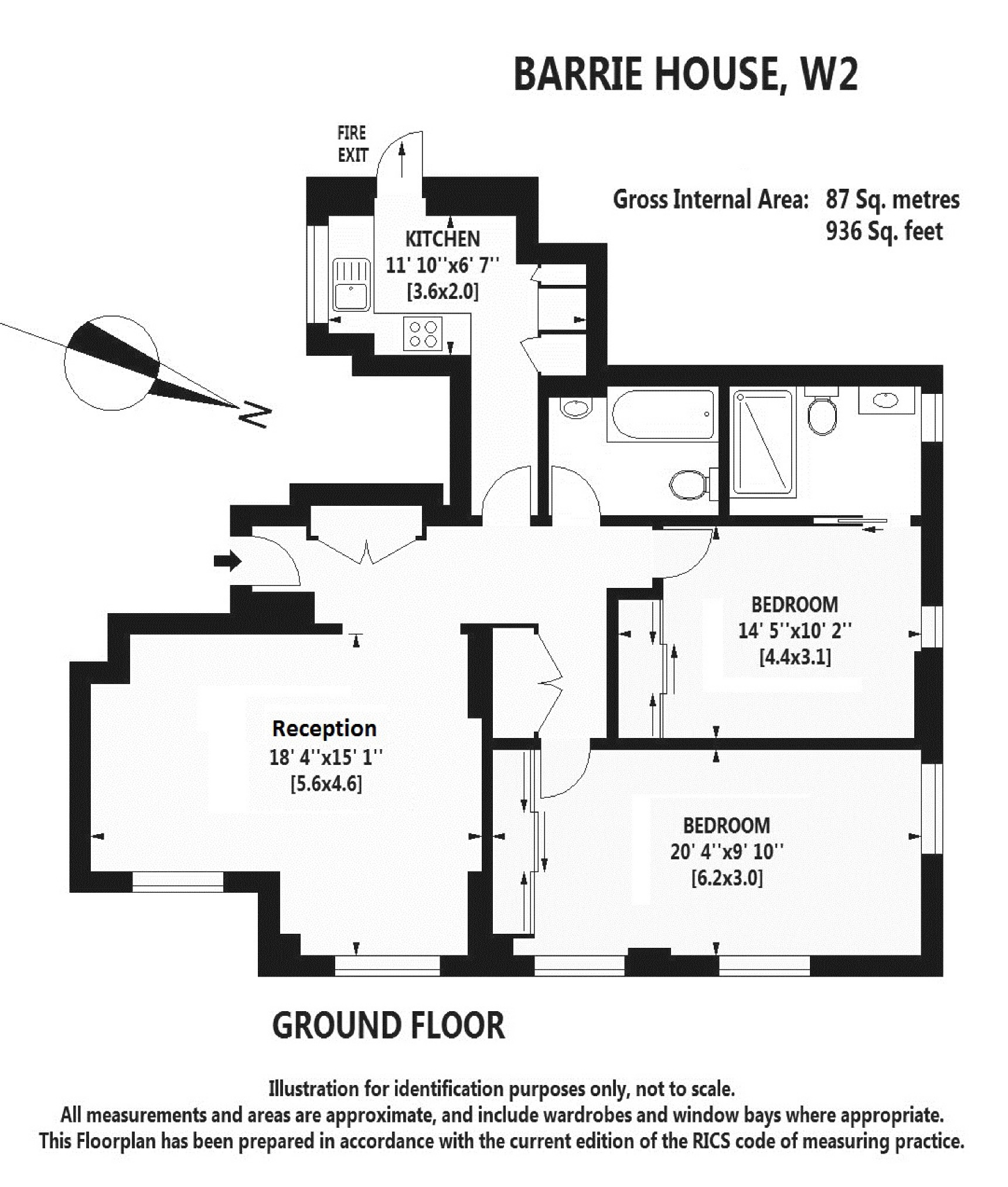 2 Bedrooms Flat to rent in Barrie House, Lancaster Gate, Hyde Park, London W2