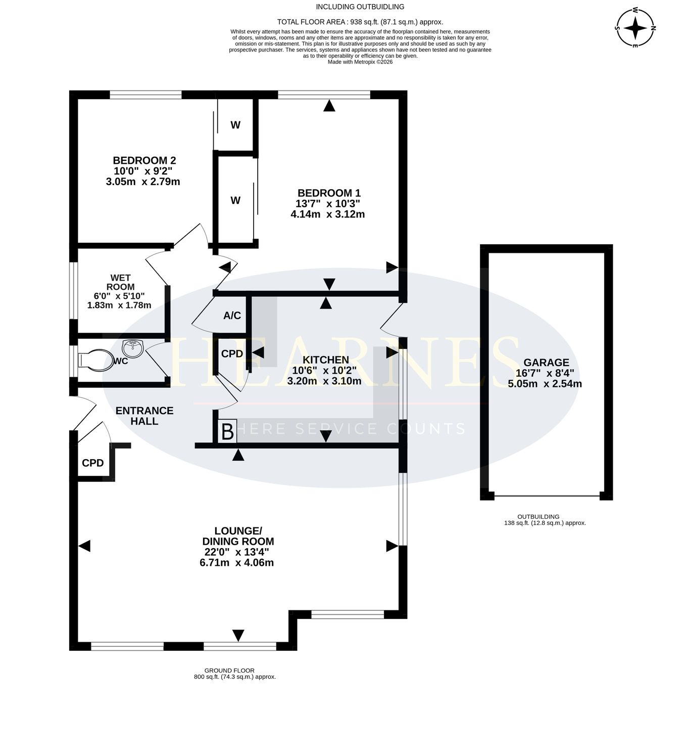 Canterbury Close, Ferndown floorplan