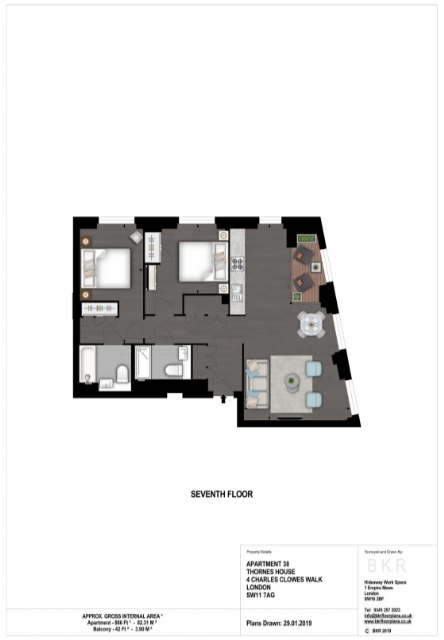 2 Bedrooms Flat to rent in Thornes House, 4 Charles Clowes Walk, Nine Elms, London SW11