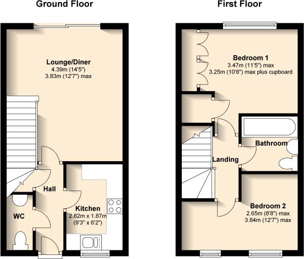 Thenford Road, Middleton Cheney, Banbury OX17, 2 bedroom terraced house