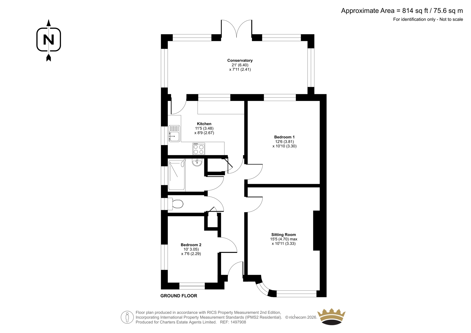 21, Arnside Close, Lancing floorplan